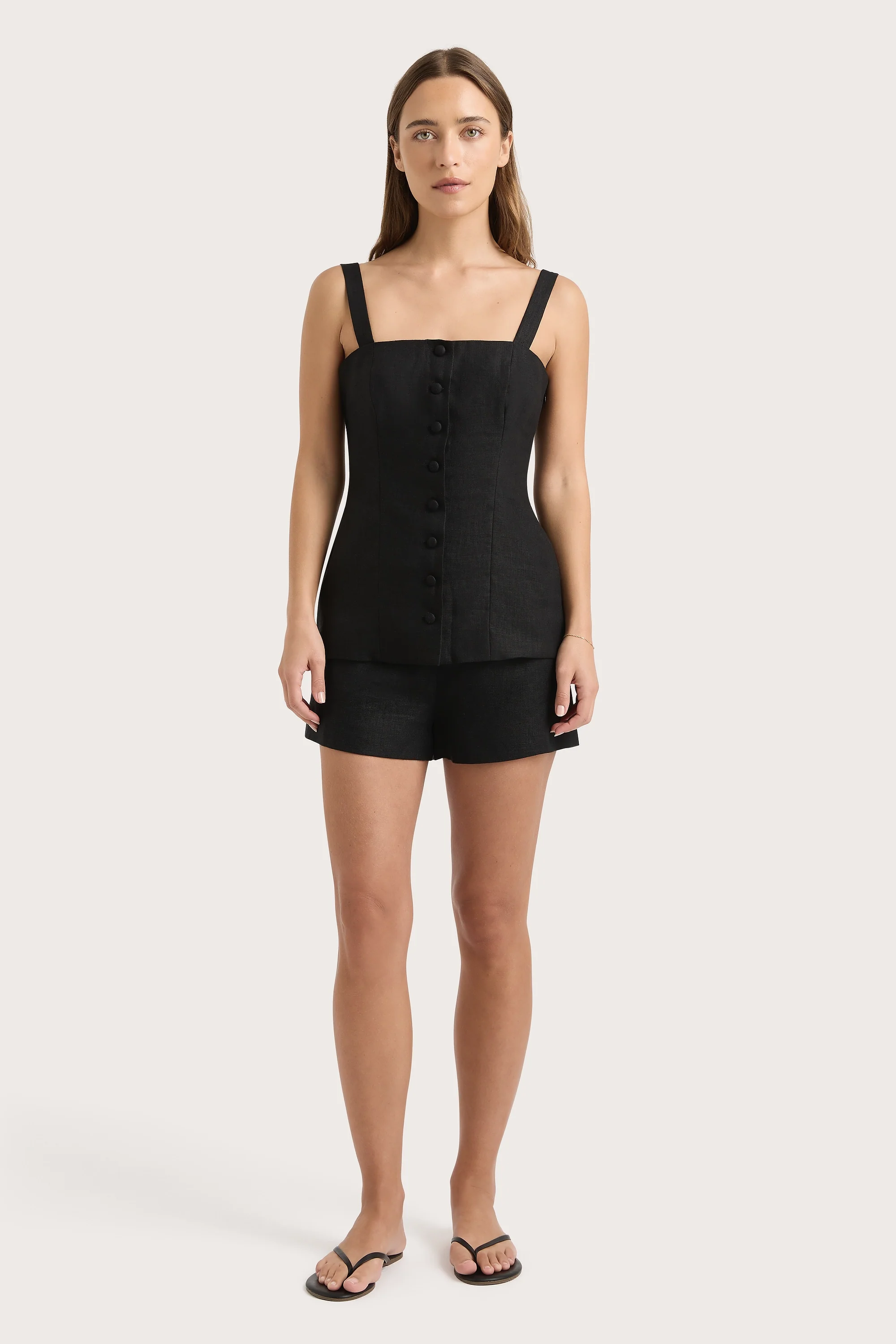 Corbiere Vest Black - Final Sale