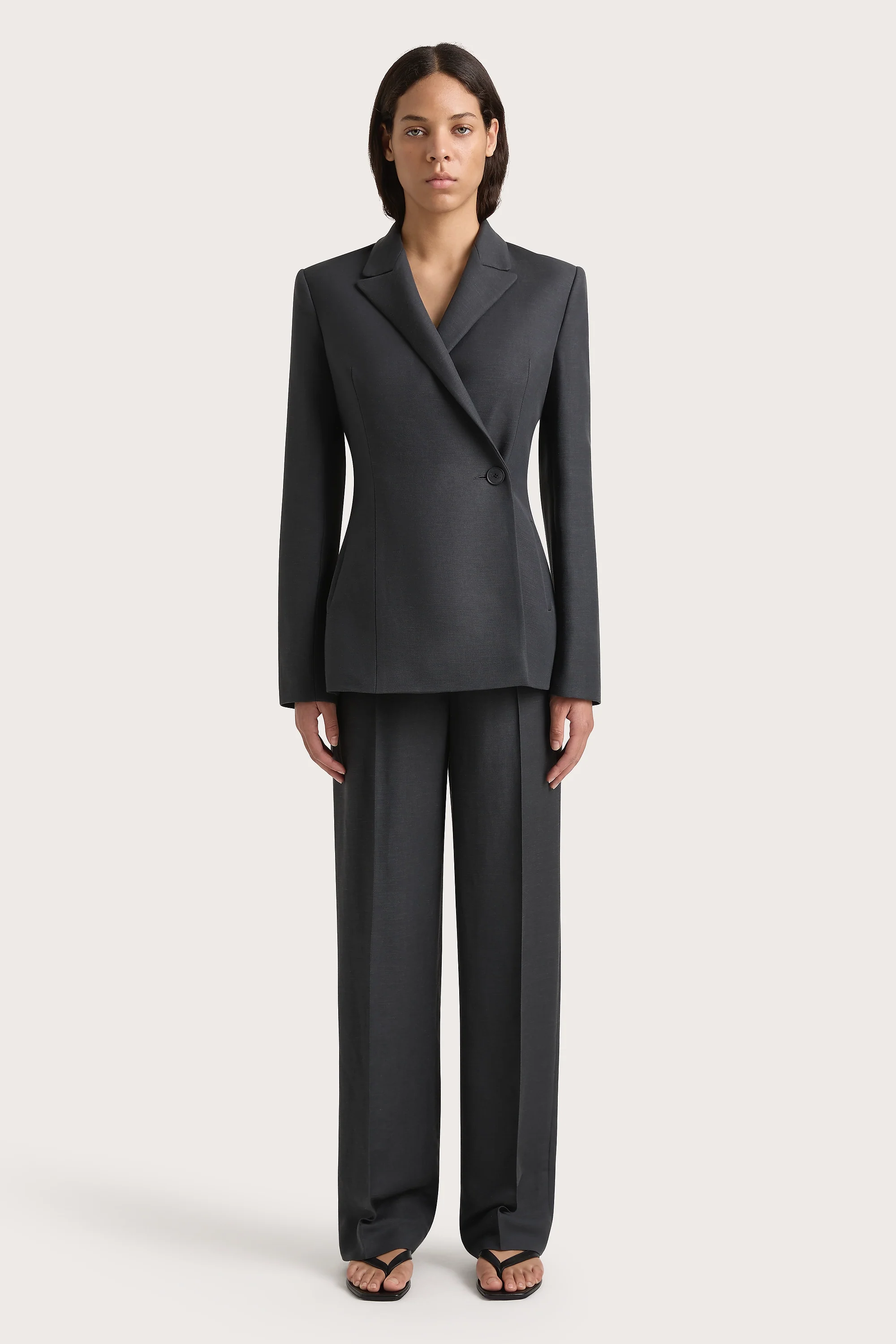 Lenza Trouser Charcoal - Final Sale