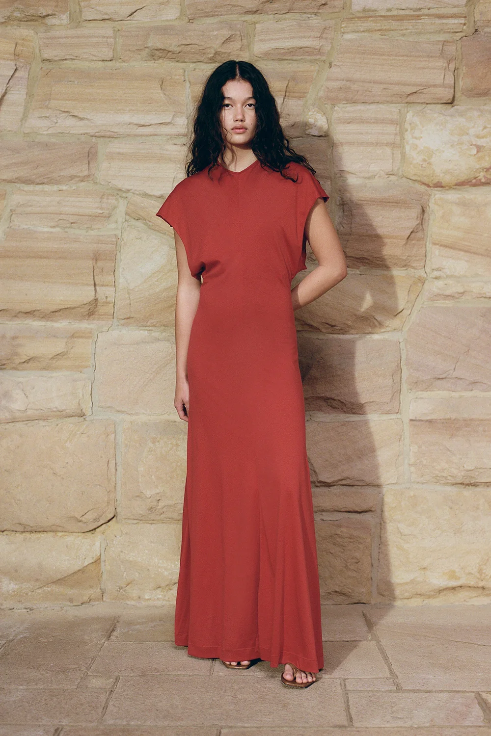 Colmar Maxi Dress Garnet - Final Sale