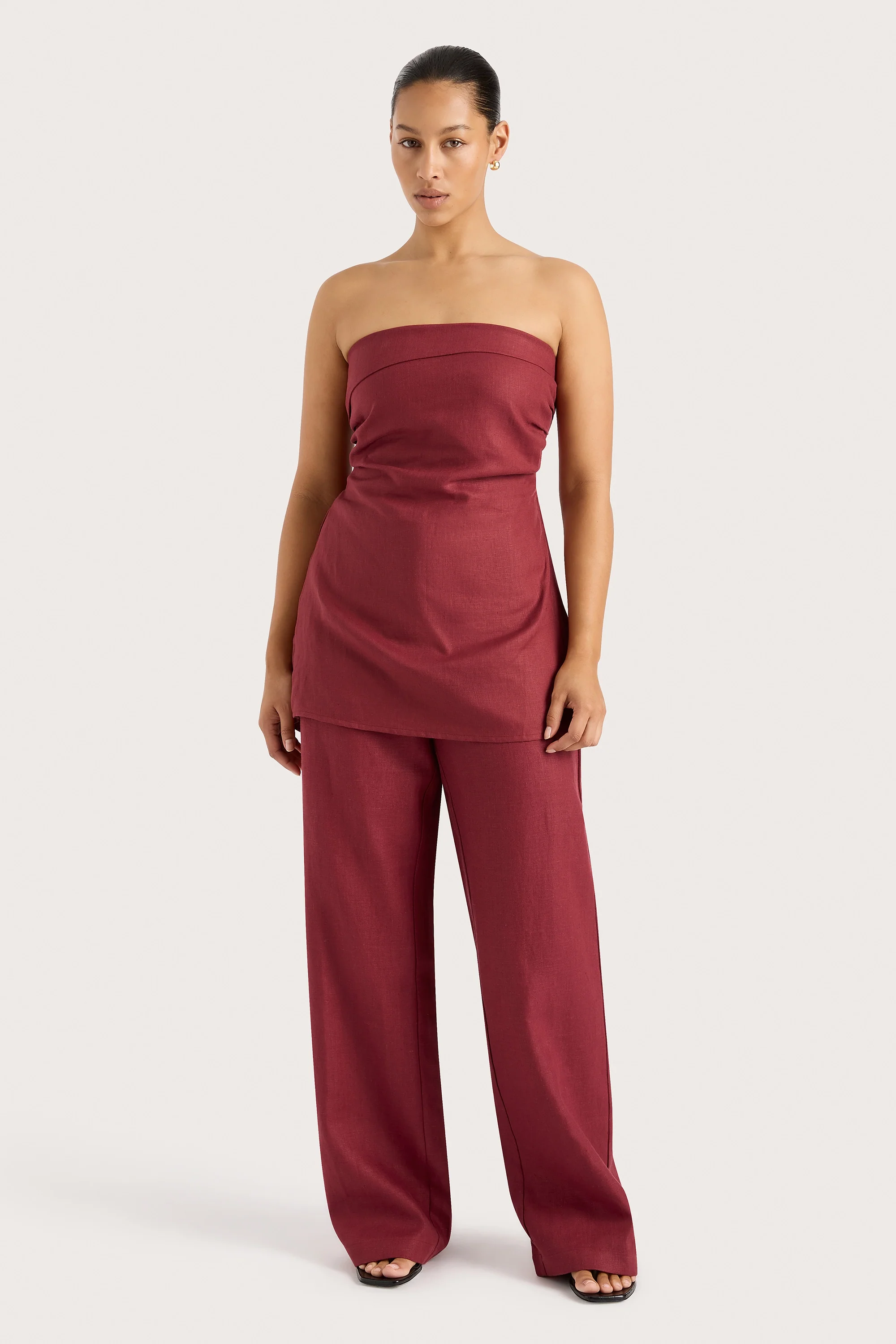 Boe Tunic Top Wine - Final Sale
