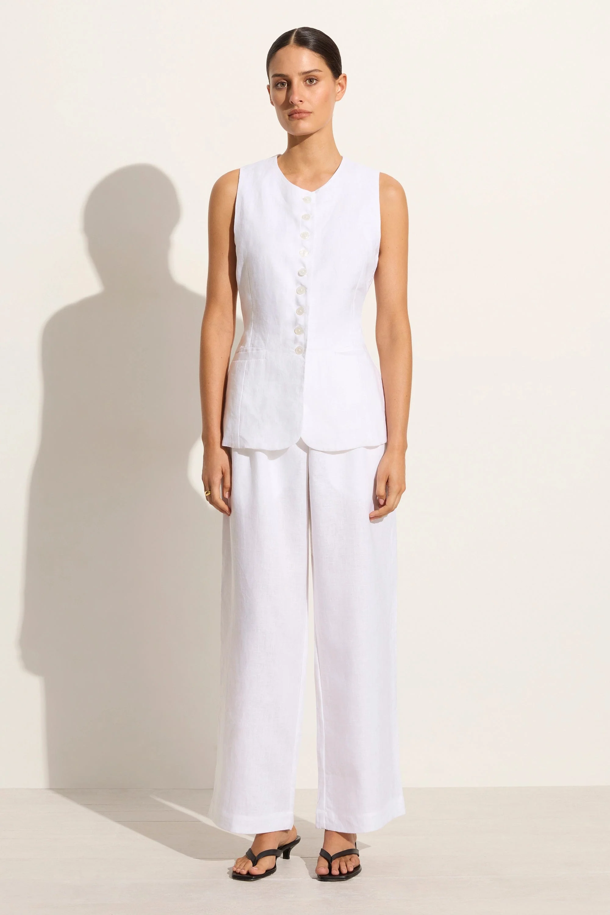 Domenico Vest White - Final Sale