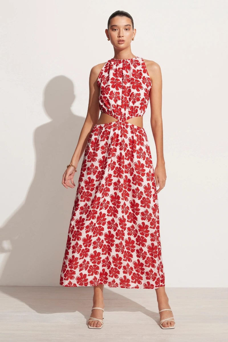 Trapani Midi Dress La Presa Floral Print - Final Sale