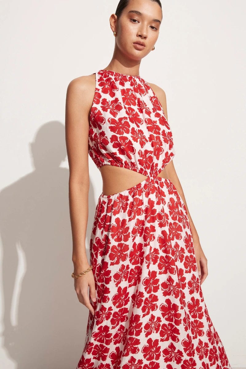 Trapani Midi Dress La Presa Floral Print - Final Sale