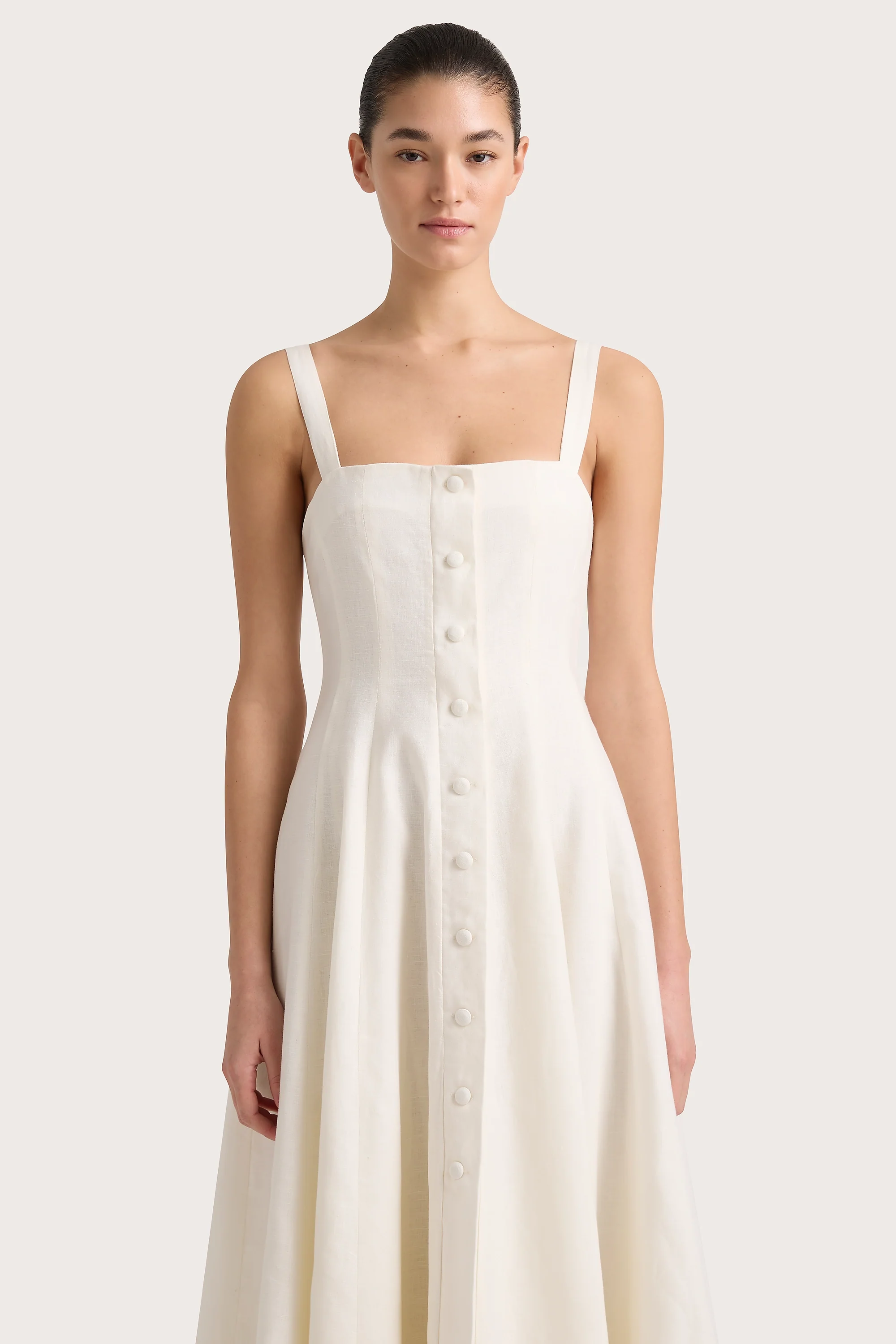 Corbiere Dress White - Final Sale