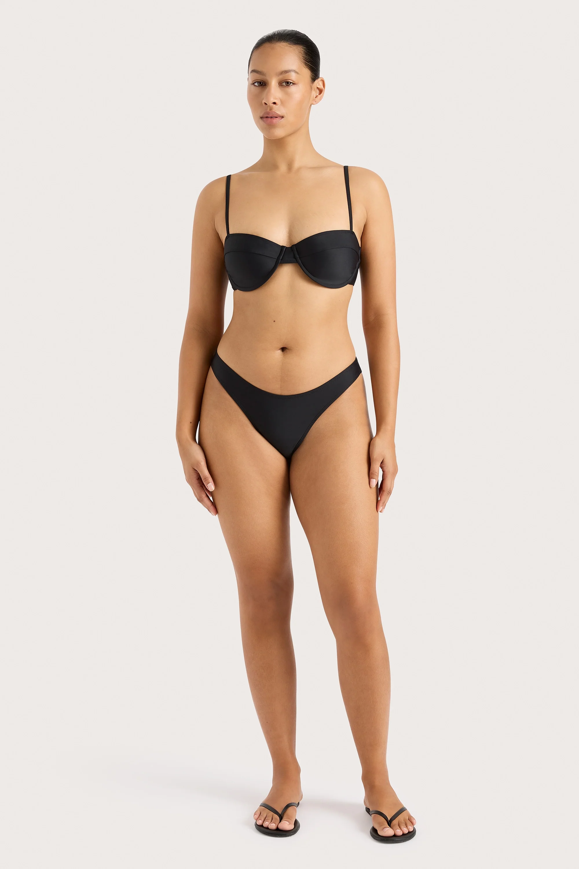 Bebe Bikini Bottom Black - Final Sale