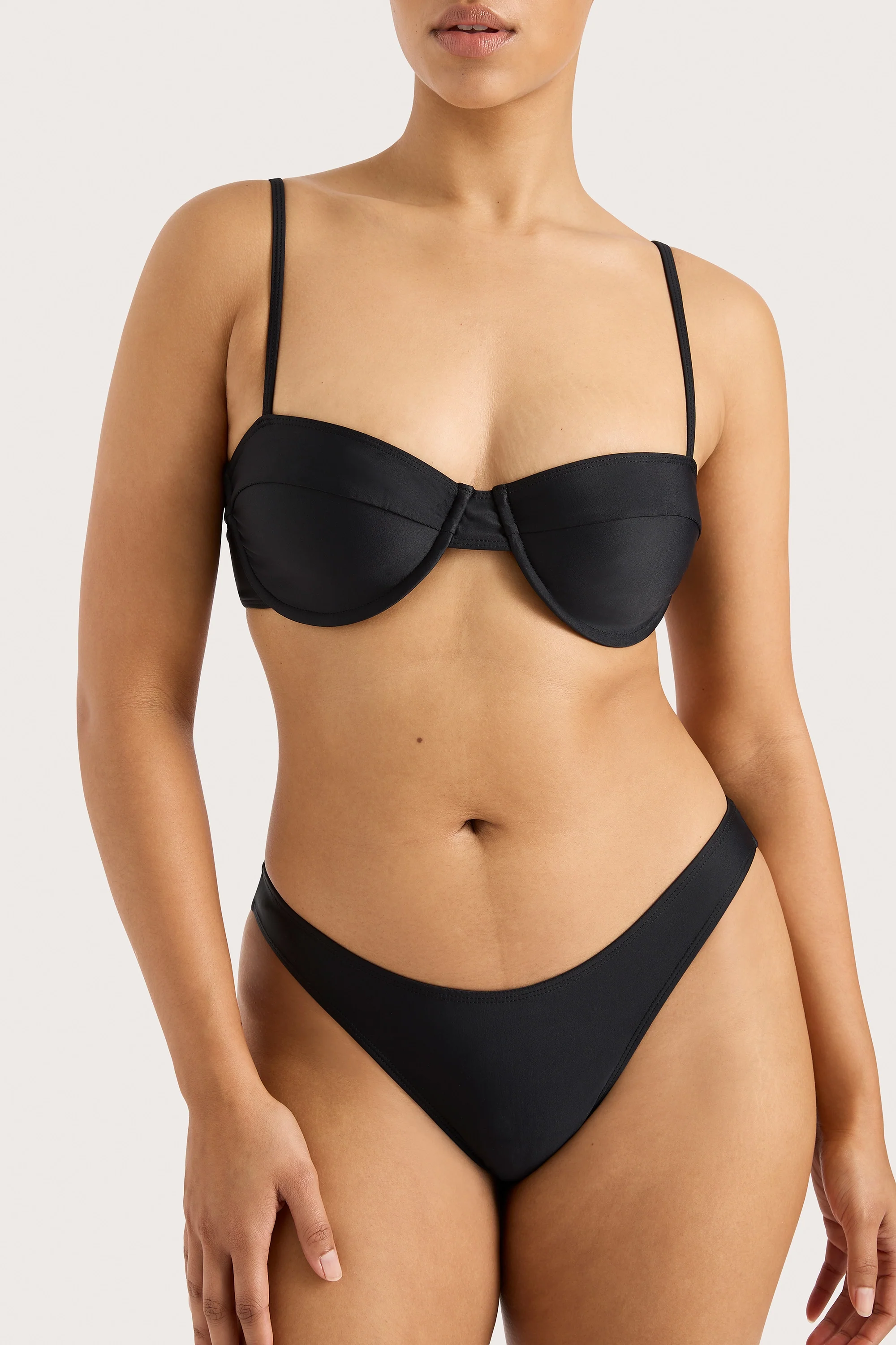 Bebe Bikini Bottom Black - Final Sale
