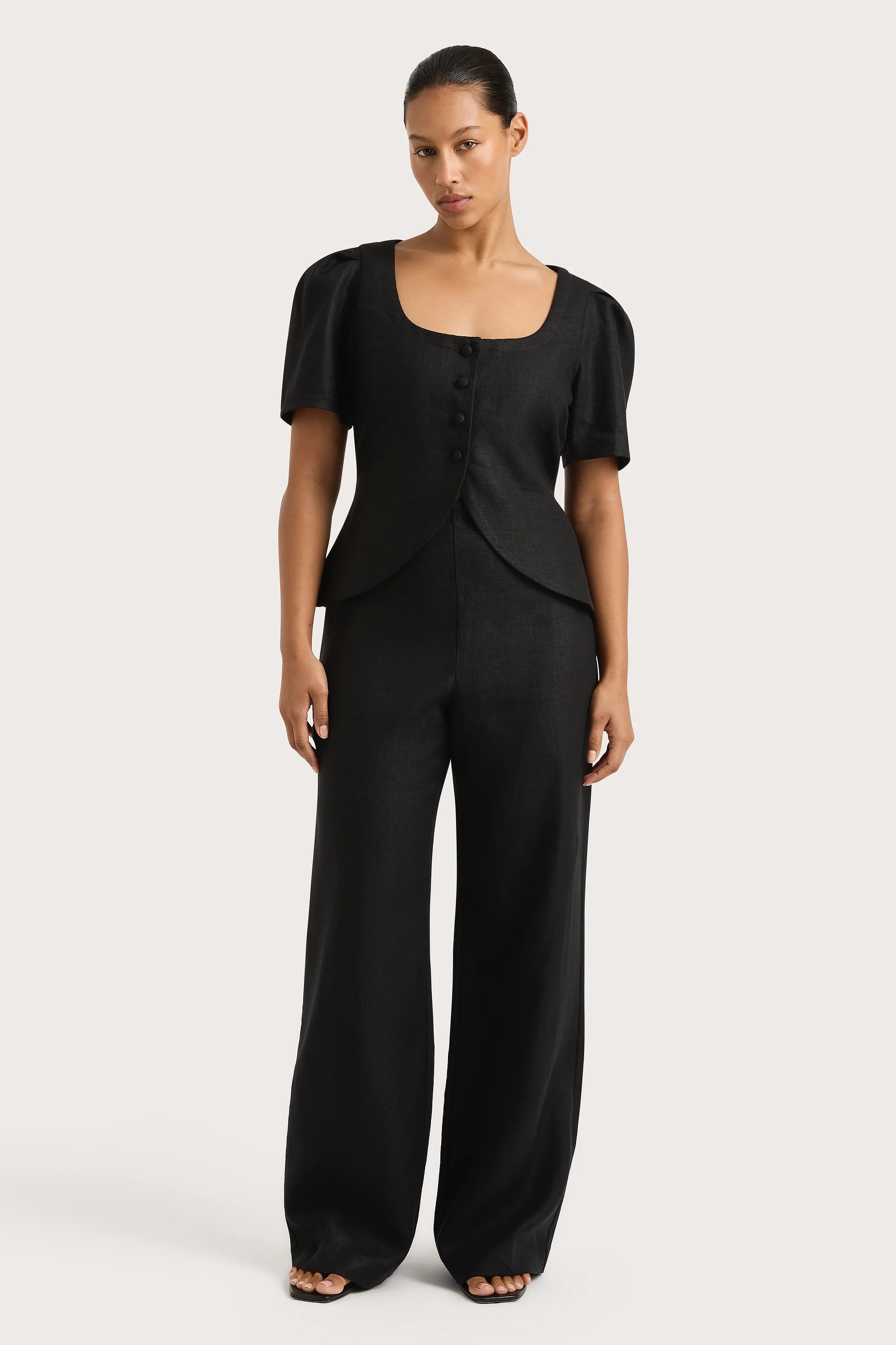 Emma Vest Black - Final Sale