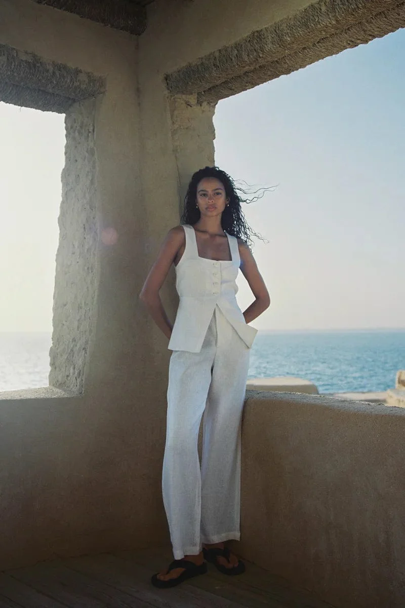 Isotta Pant White - Final Sale