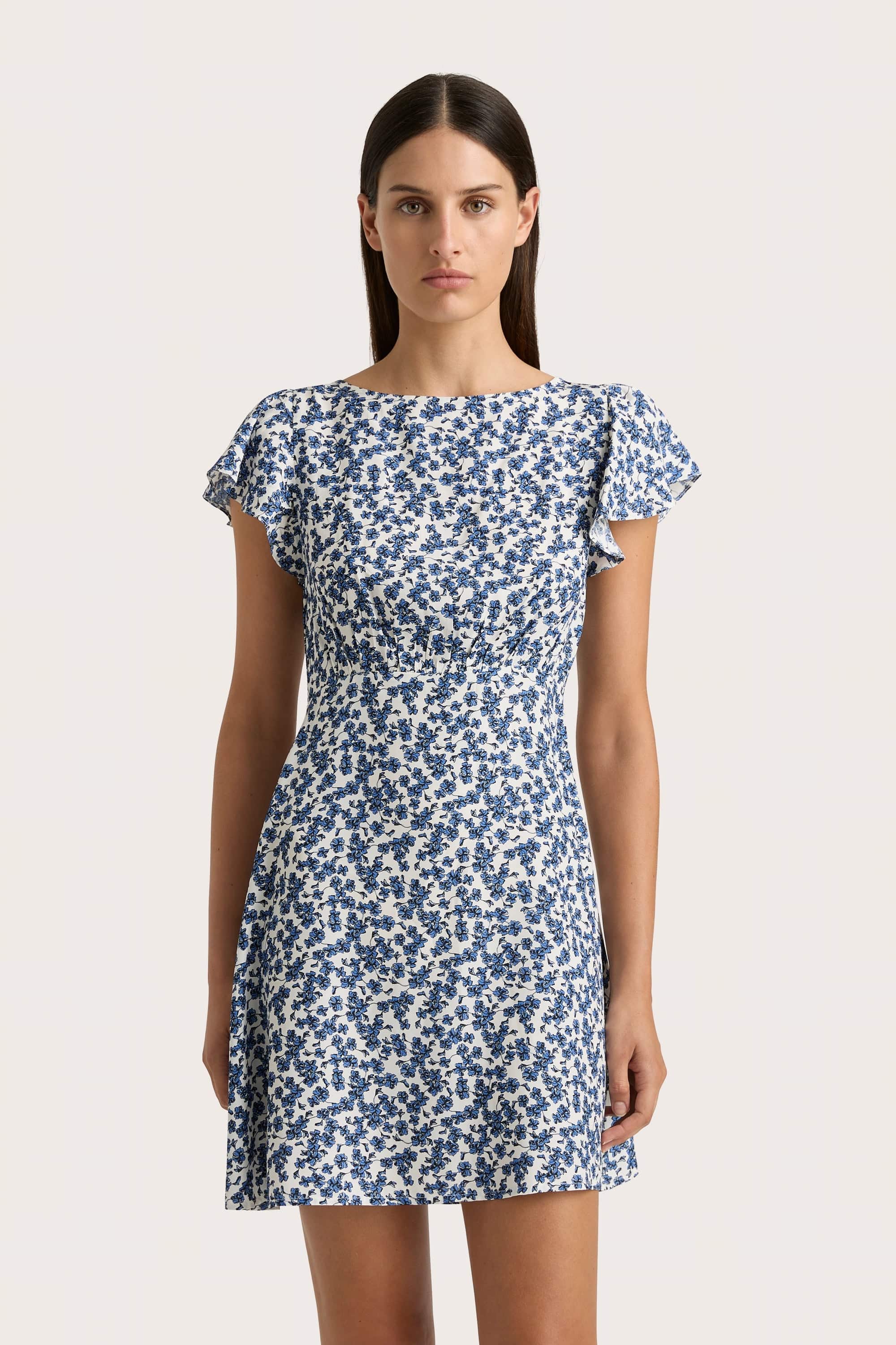 Valras Mini Dress Leilani Mid Blue - Final Sale