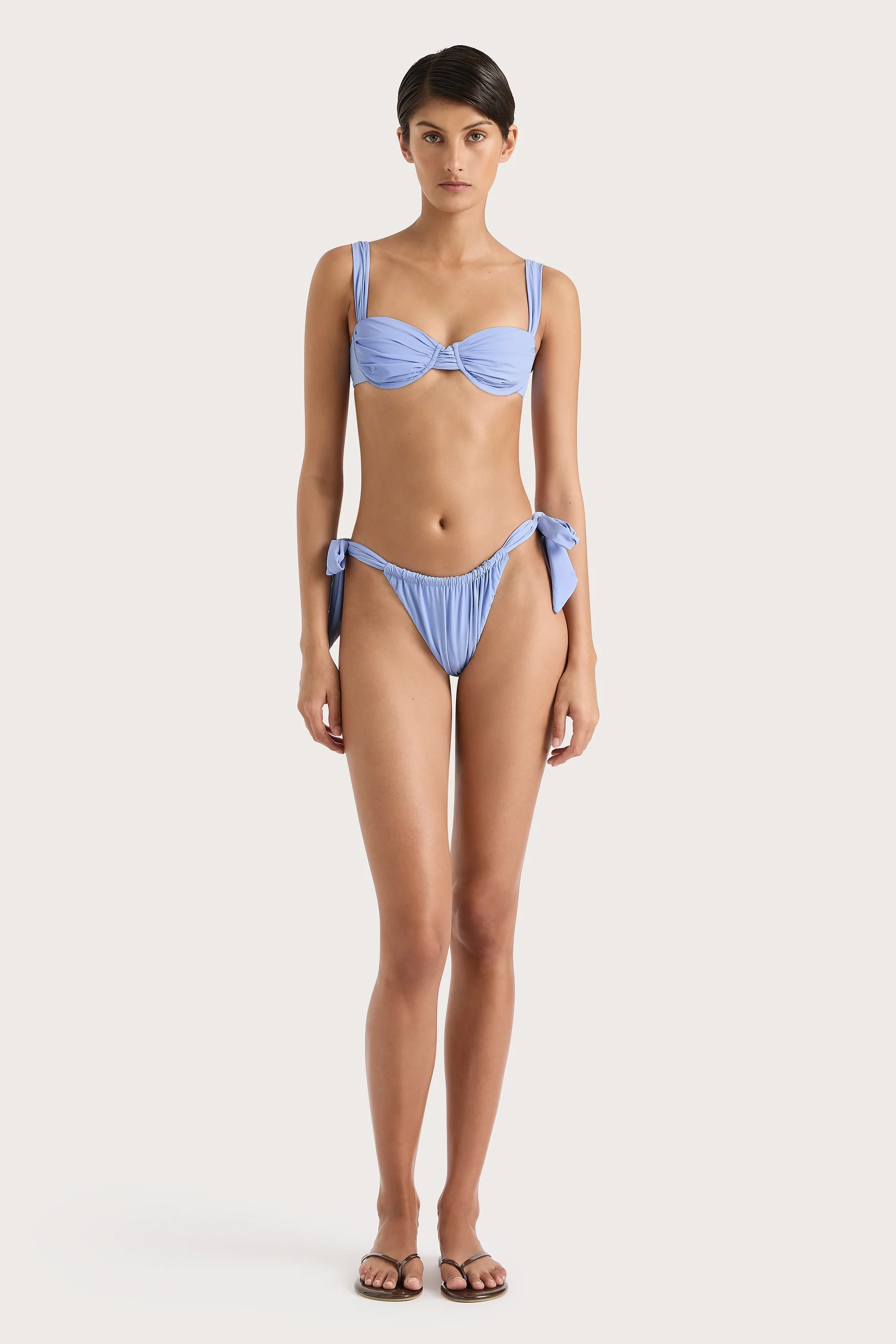 Sol Bikini Top Blue