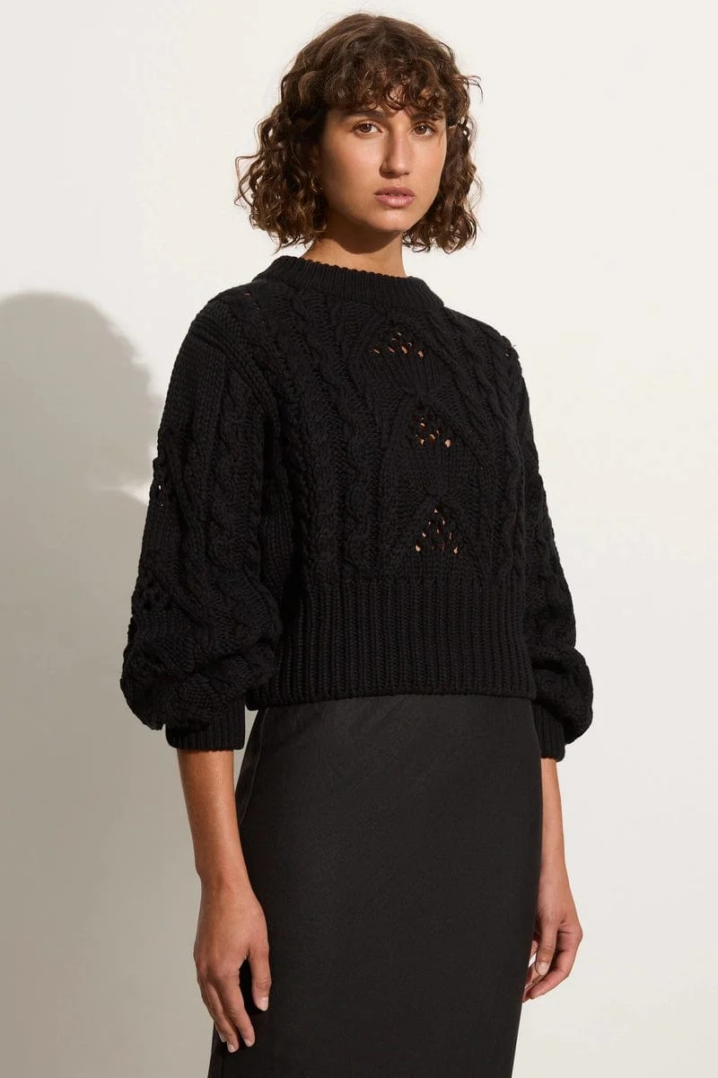 Alanna Knit Jumper Black - Final Sale