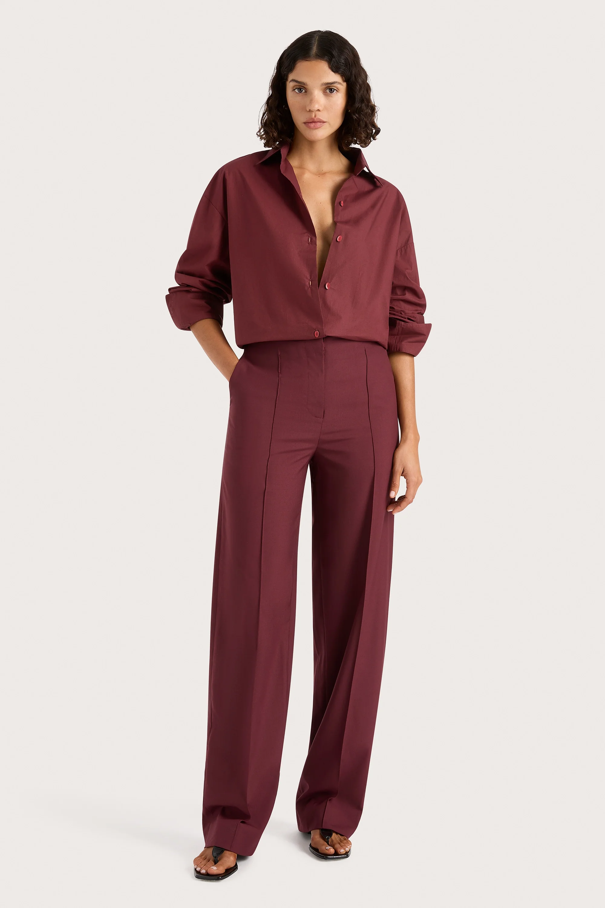 Vieste Shirt Bordeaux - Final Sale