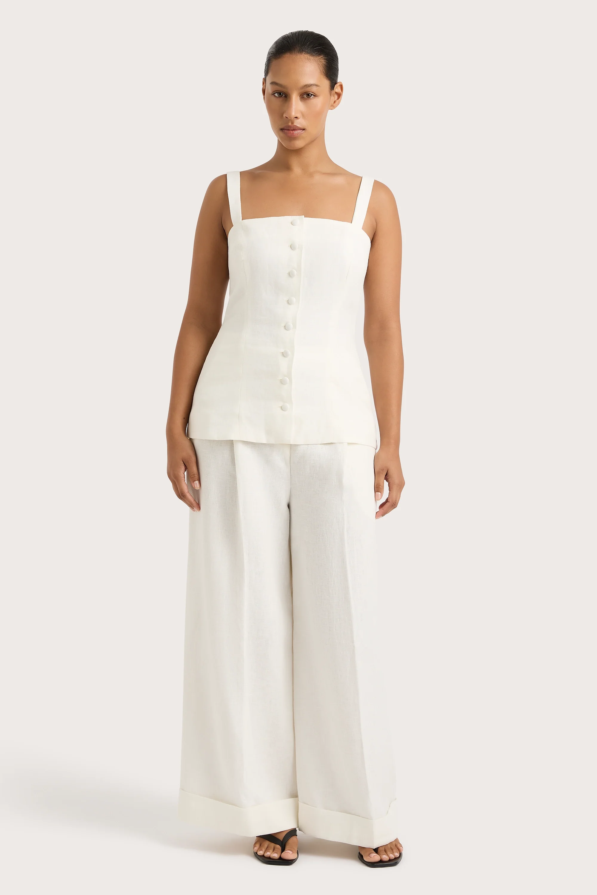 Clove Trouser White - Final Sale