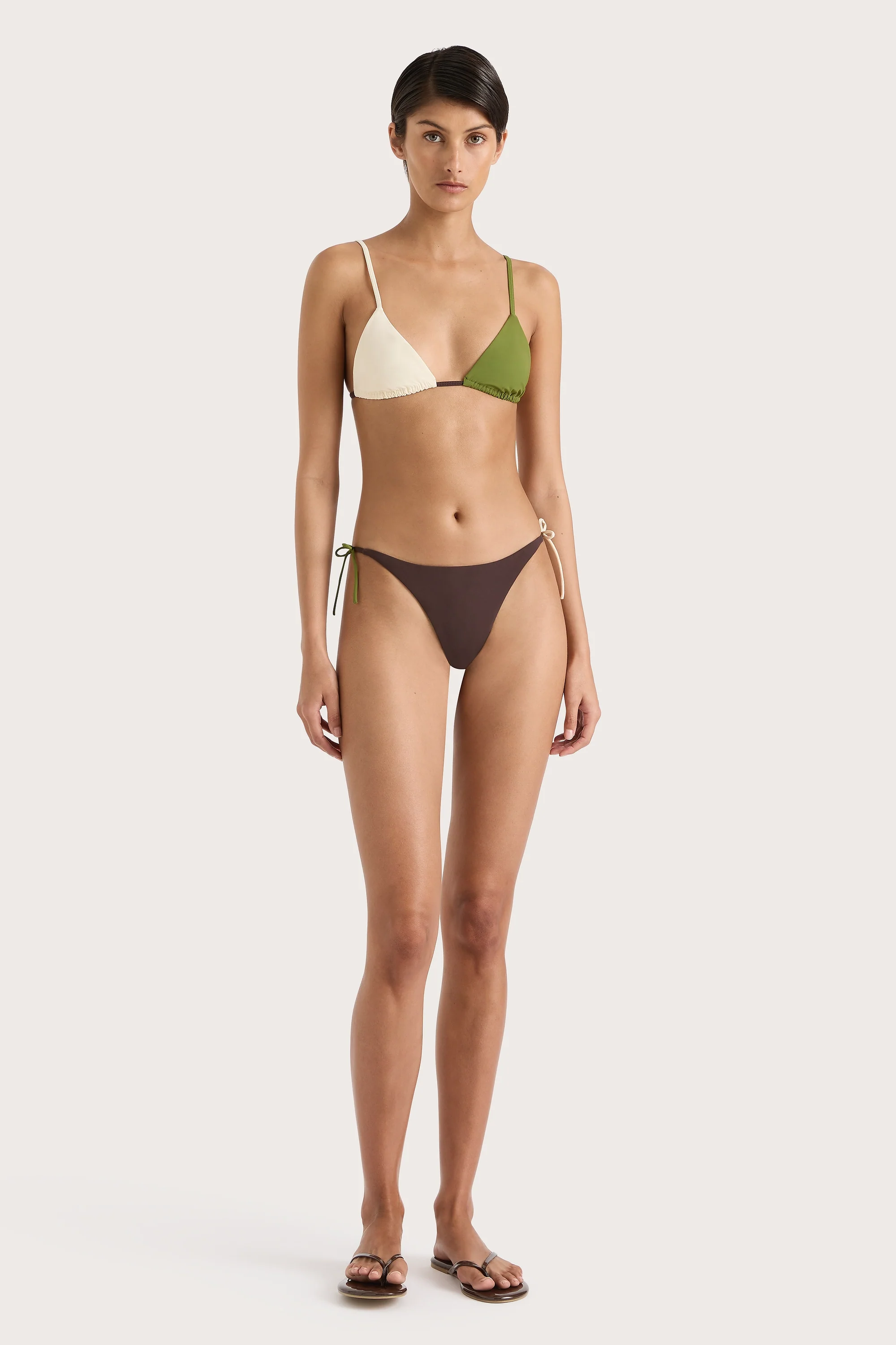 Yeva Bikini Bottom Verte Multi