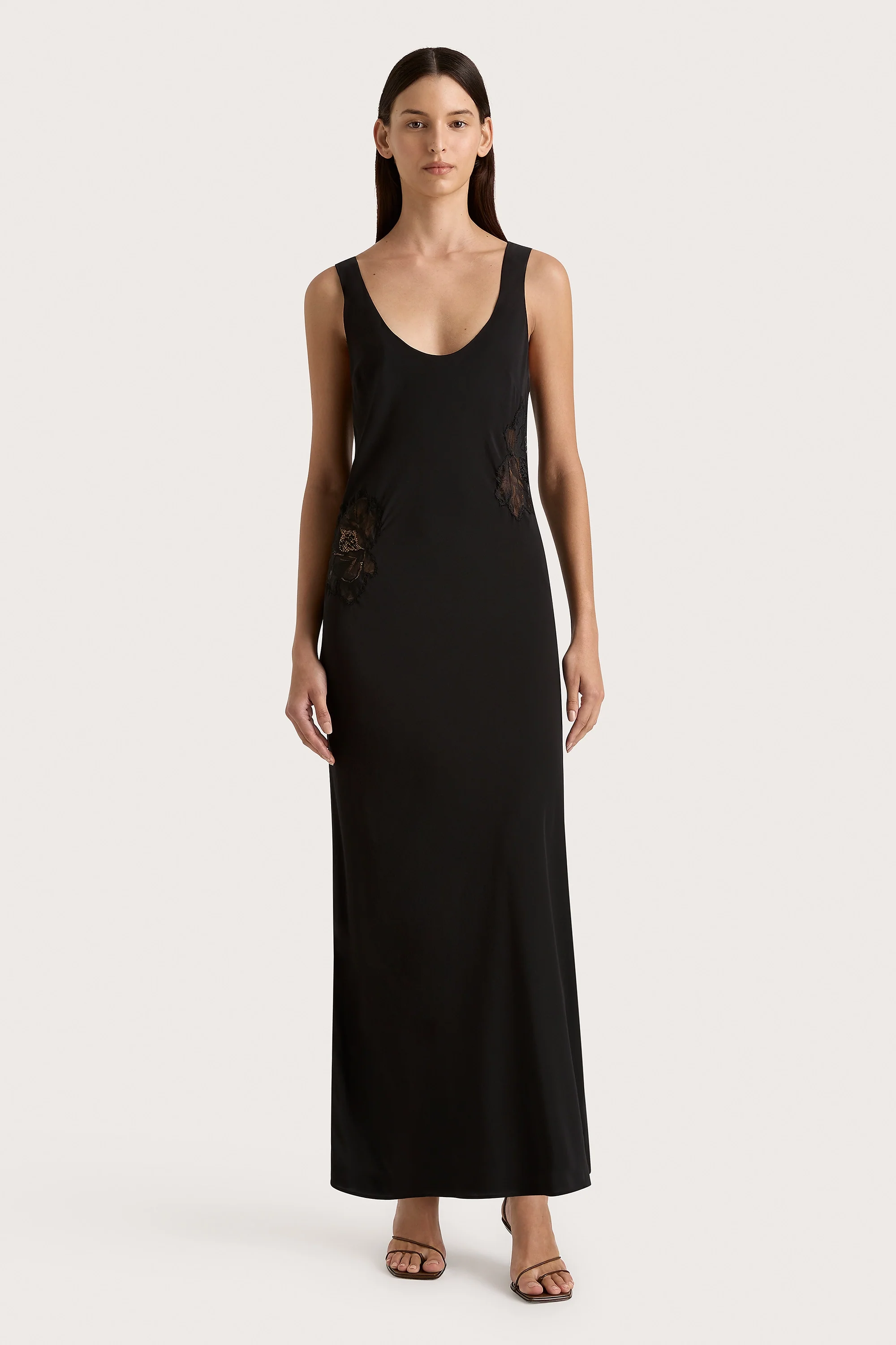 Biarritz Tank Maxi Dress Black - Final Sale