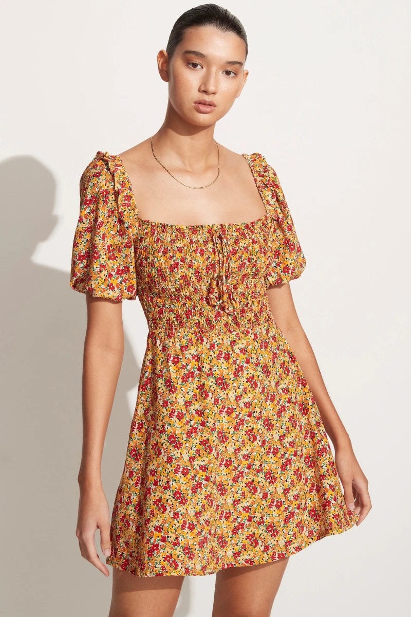 Il Carro Mini Dress La Gomera Floral Print - Final Sale