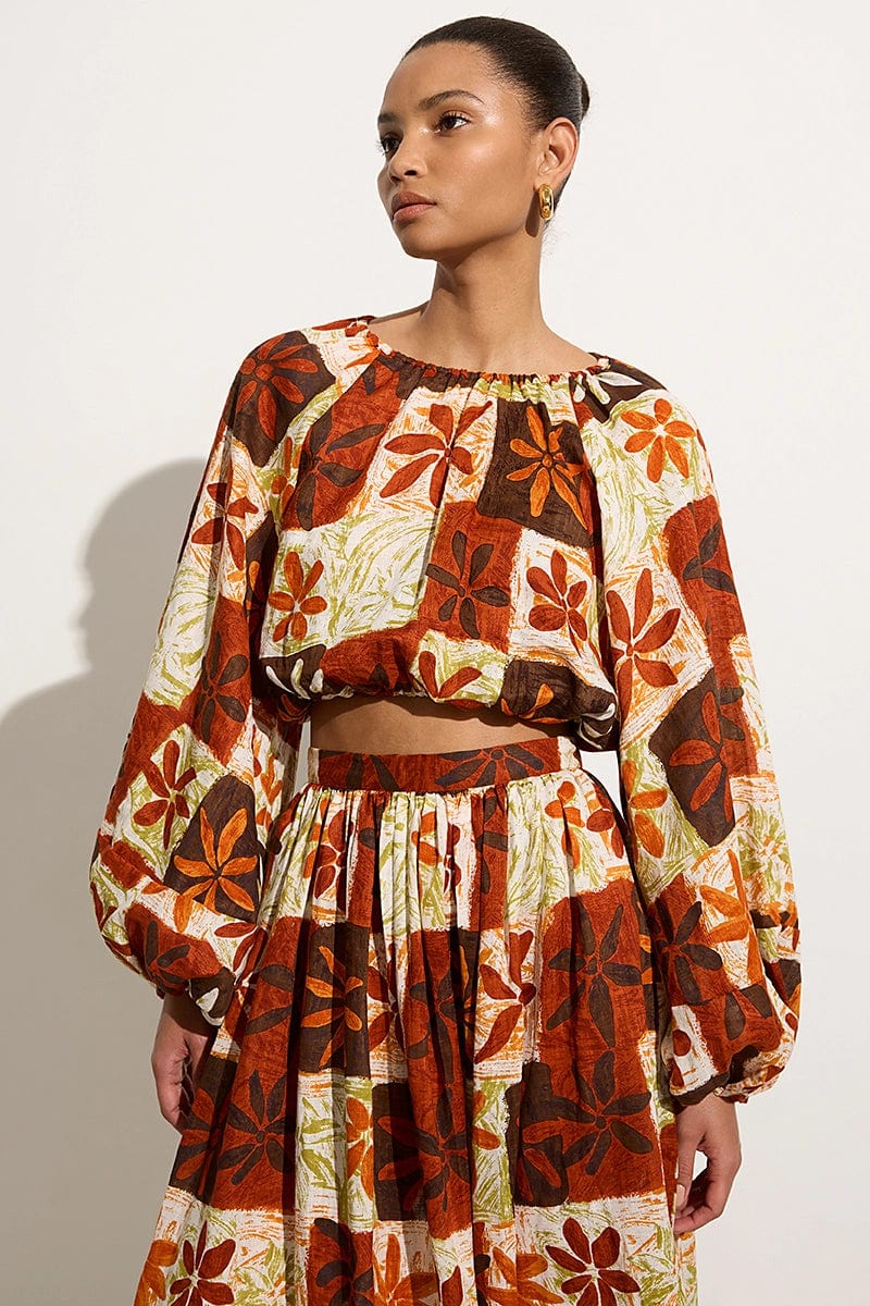 Pereira Top Tobago Floral - Final Sale
