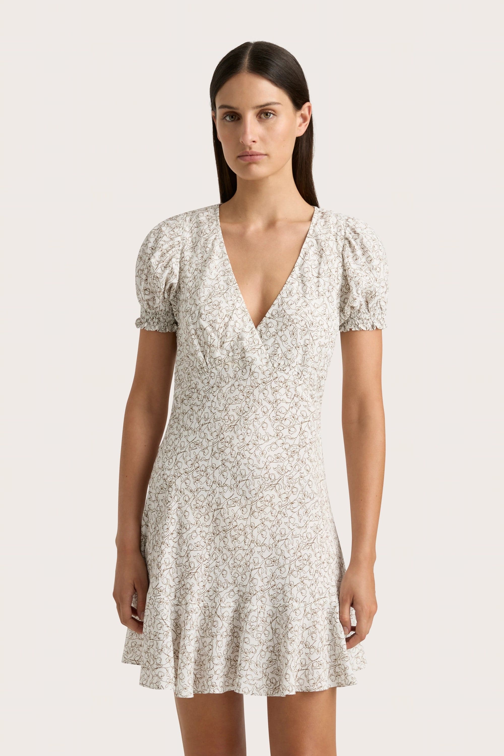 Aurelia Mini Dress Calla Umber - Final Sale