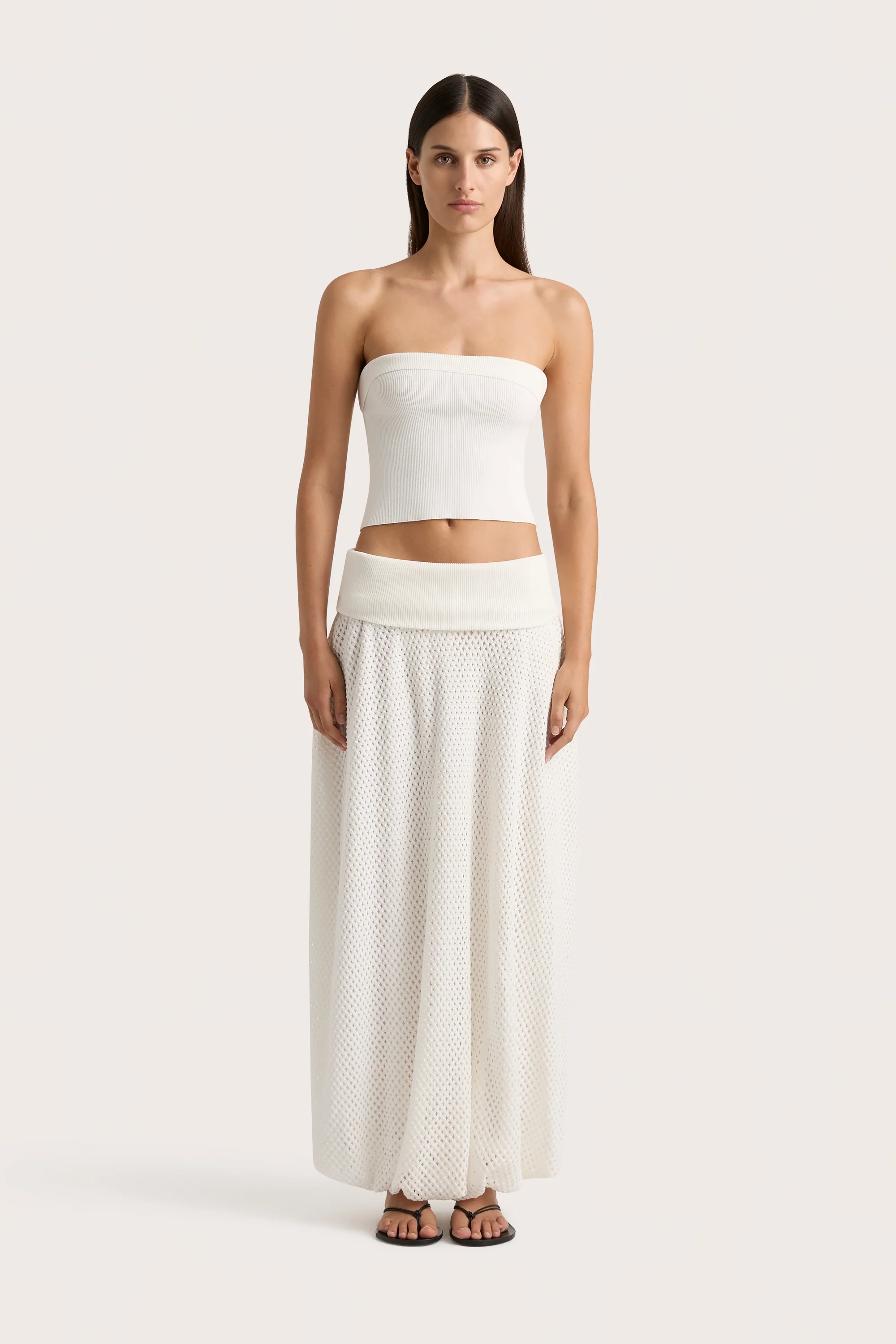 Ciele Maxi Skirt Azalea White - Final Sale