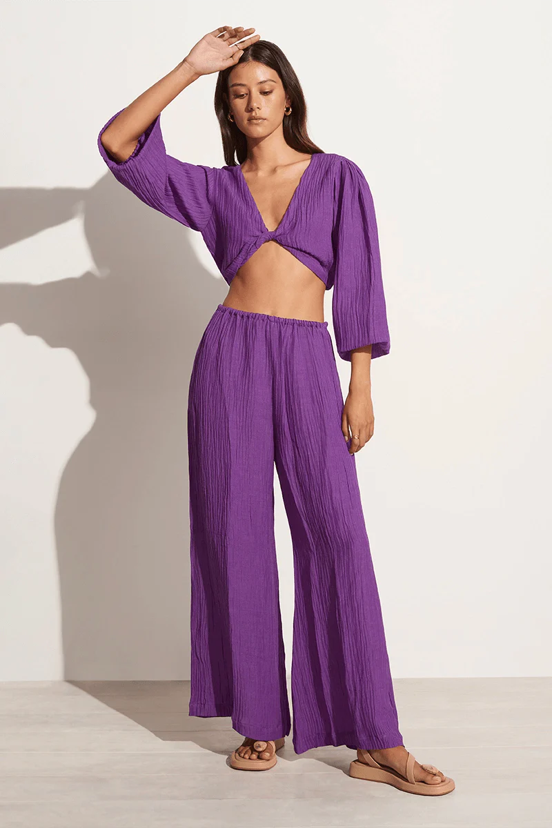 Palmera Top Violet - Final Sale