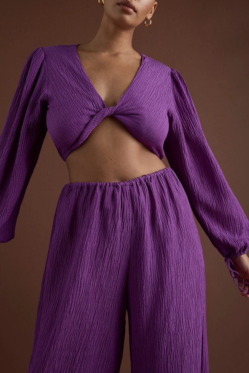 Palmera Top Violet - Final Sale