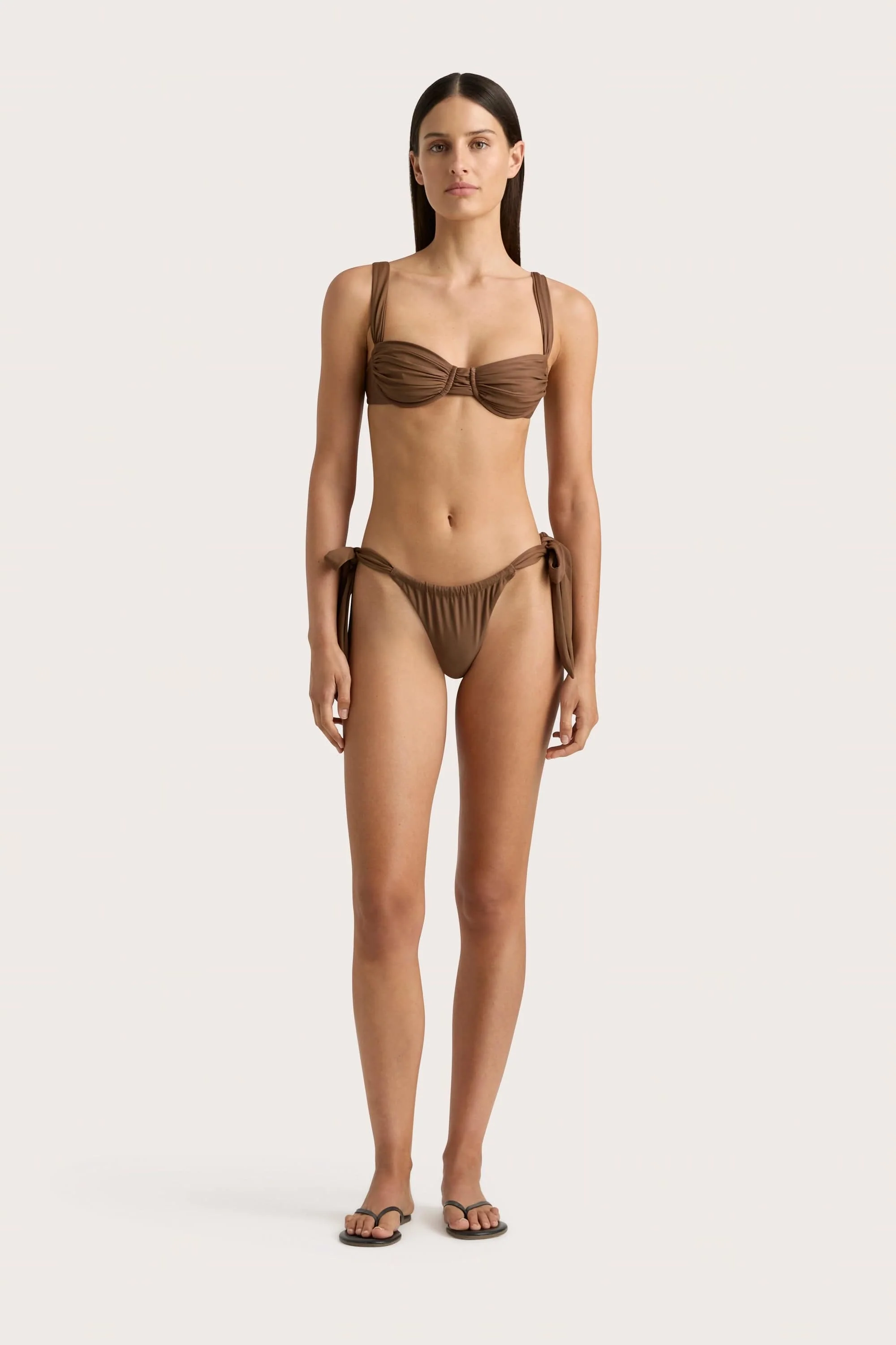Costa Bikini Bottom Cocoa - Final Sale