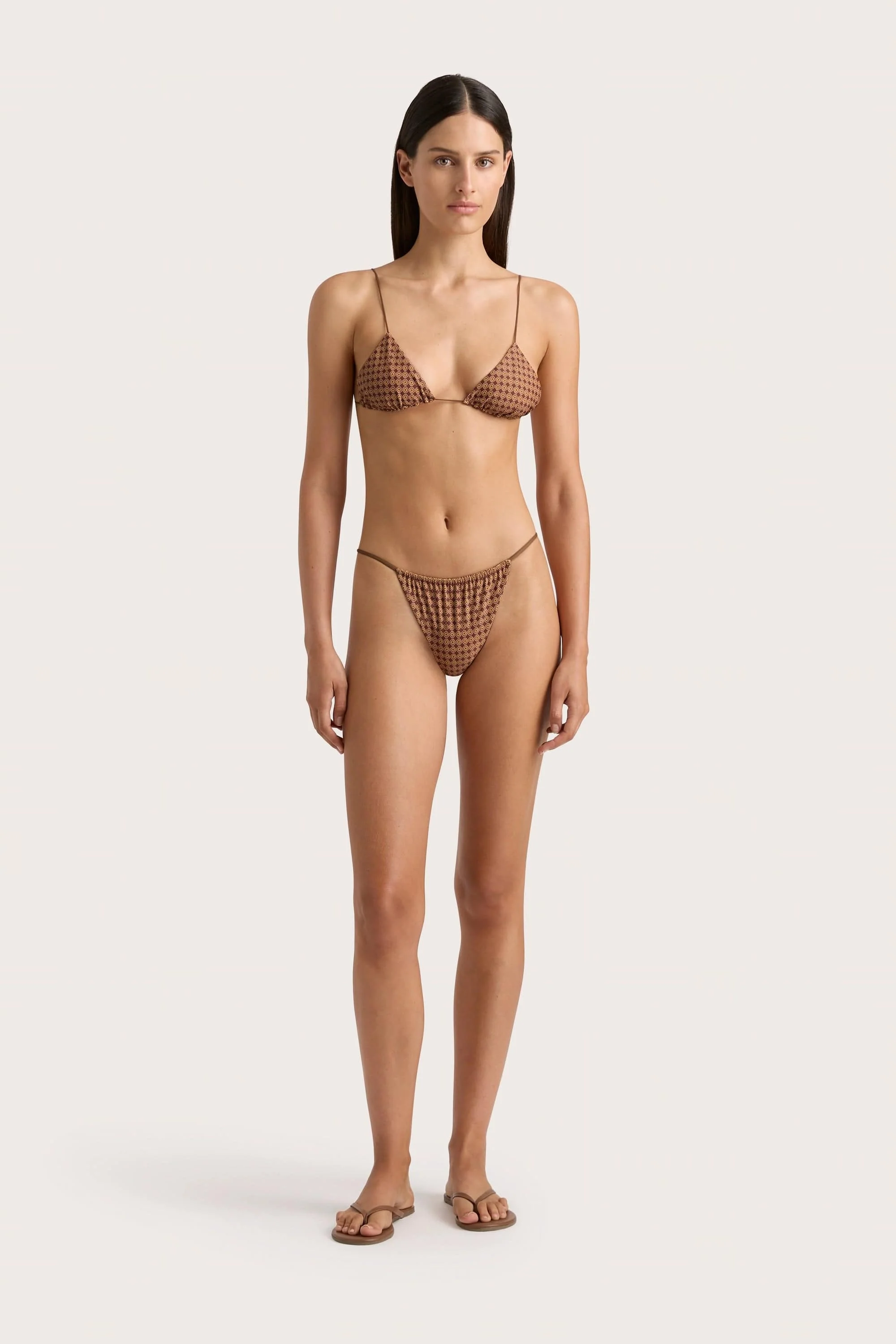 Elea Bikini Bottom Oliander Cocoa - Final Sale