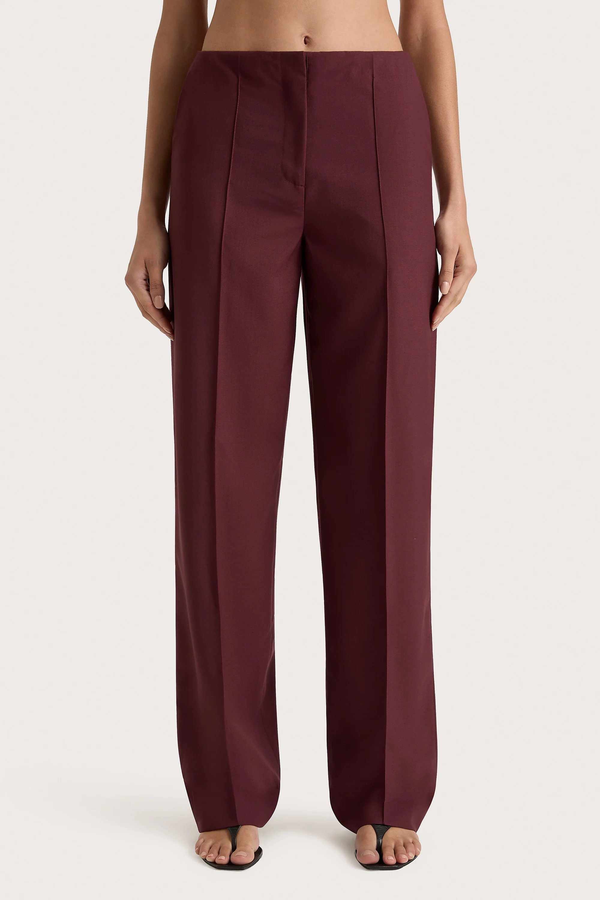 Emilie Trouser Bordeaux - Final Sale