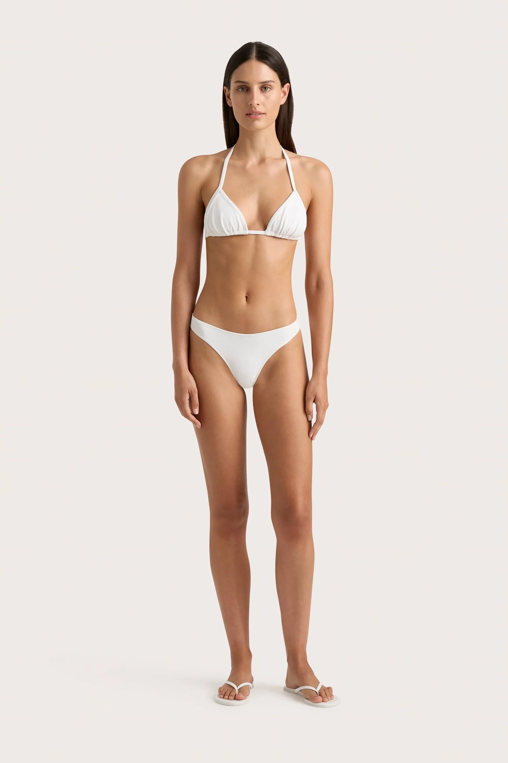 Bebe Bikini Bottom White - Final Sale