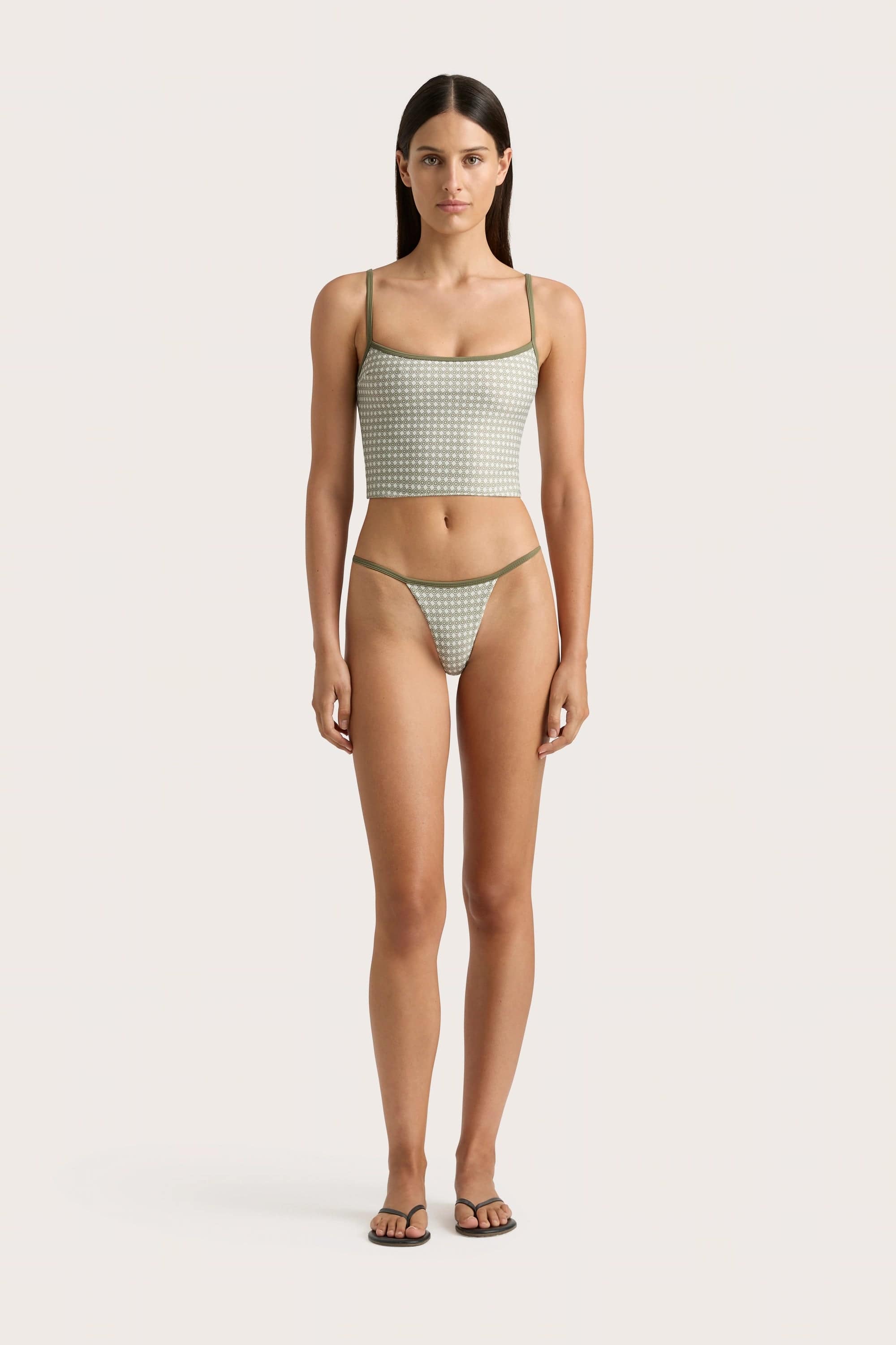 Manon Top Oliander Khaki - Final Sale