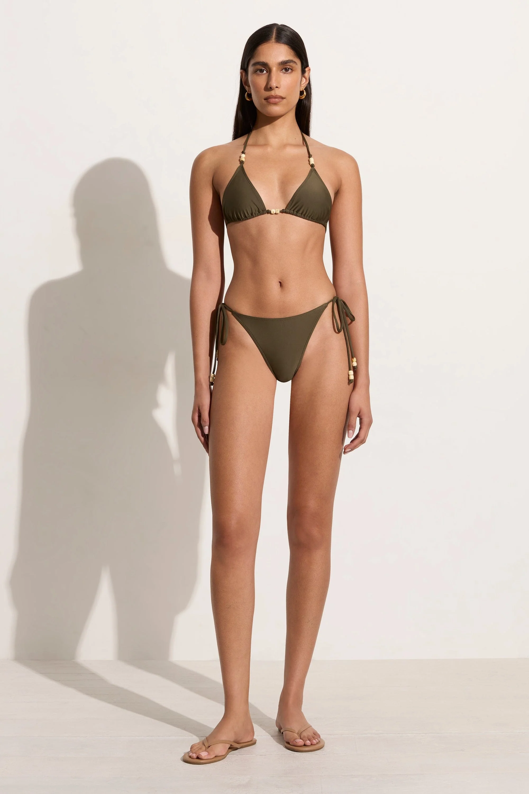 Ada Bikini Bottoms Khaki - Final Sale