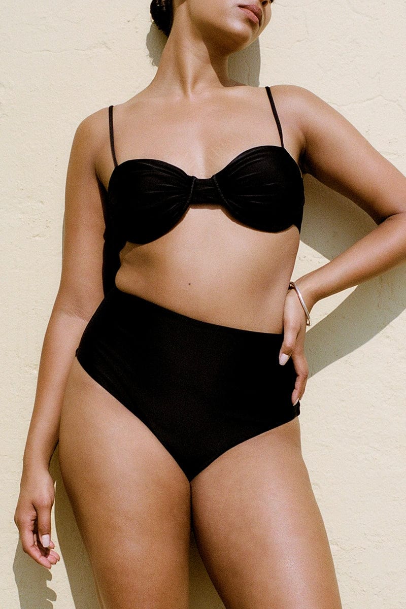 Afonso Bikini Bottoms Black - Final Sale