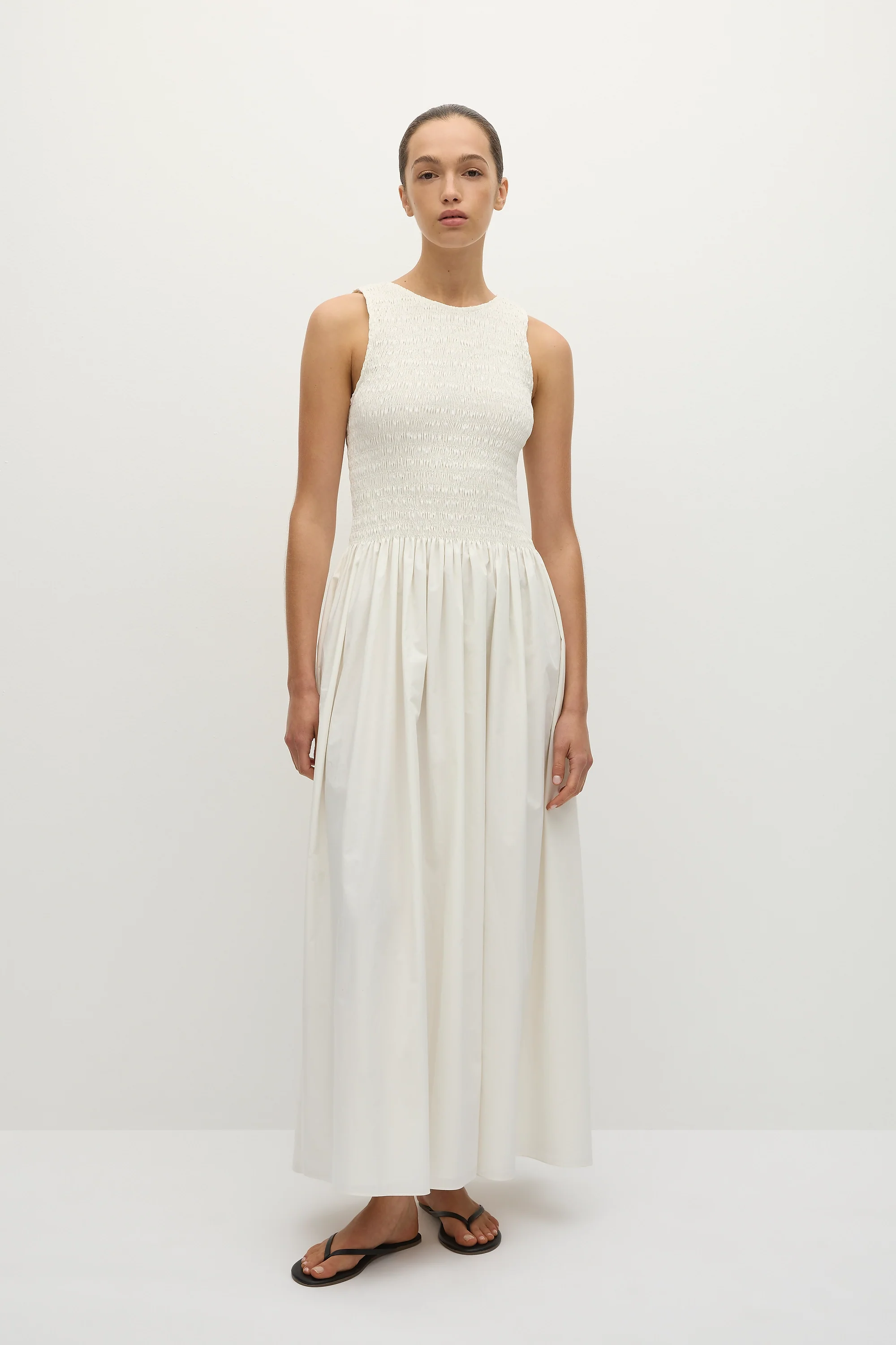 Alena Maxi Dress White