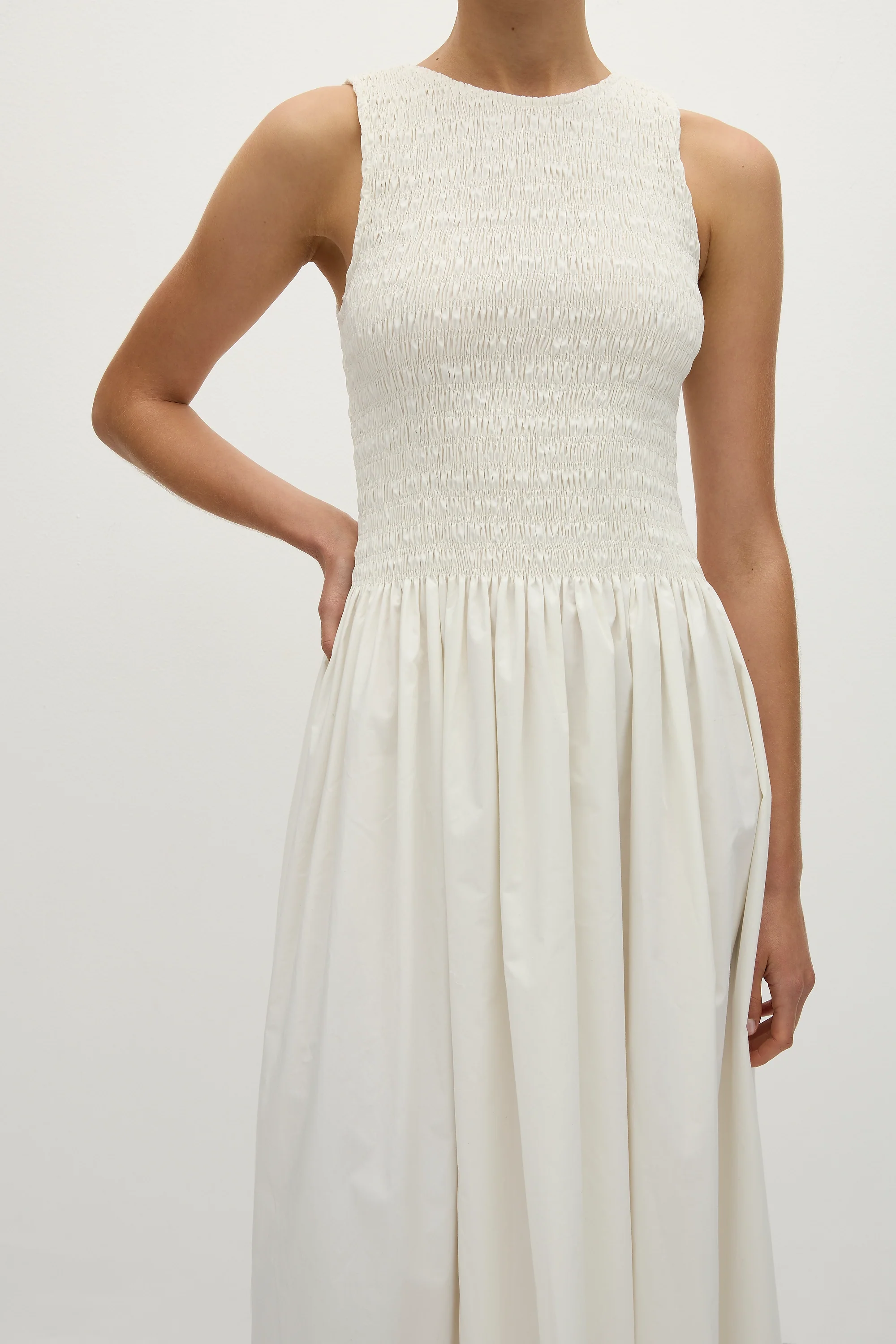 Alena Maxi Dress White