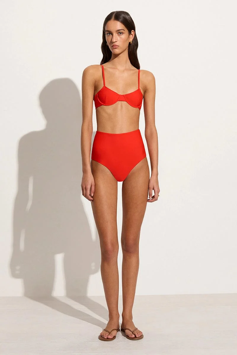 Amira Bikini Top Salsa - Final Sale