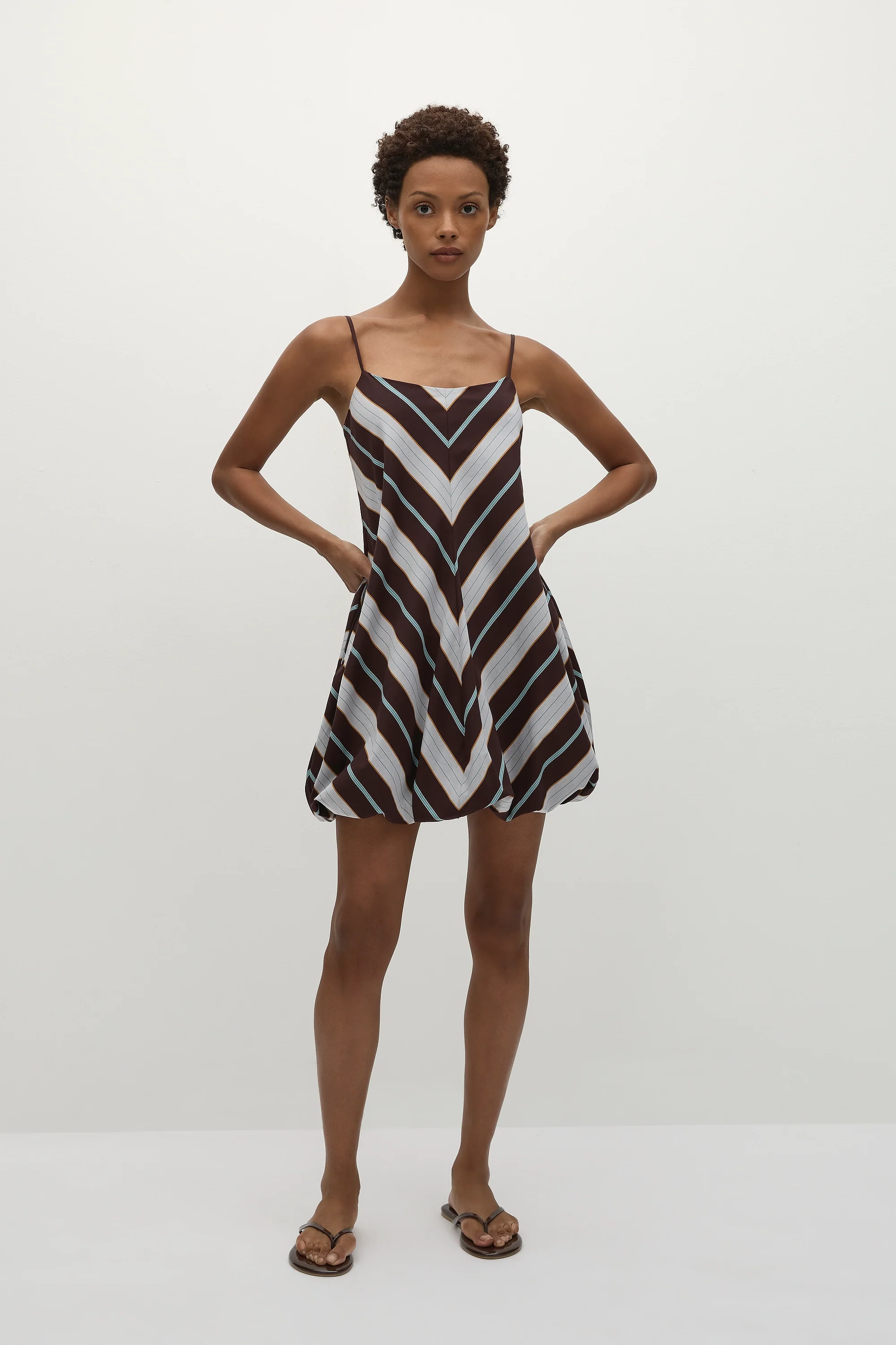 Aniela Mini Dress Athens Stripe