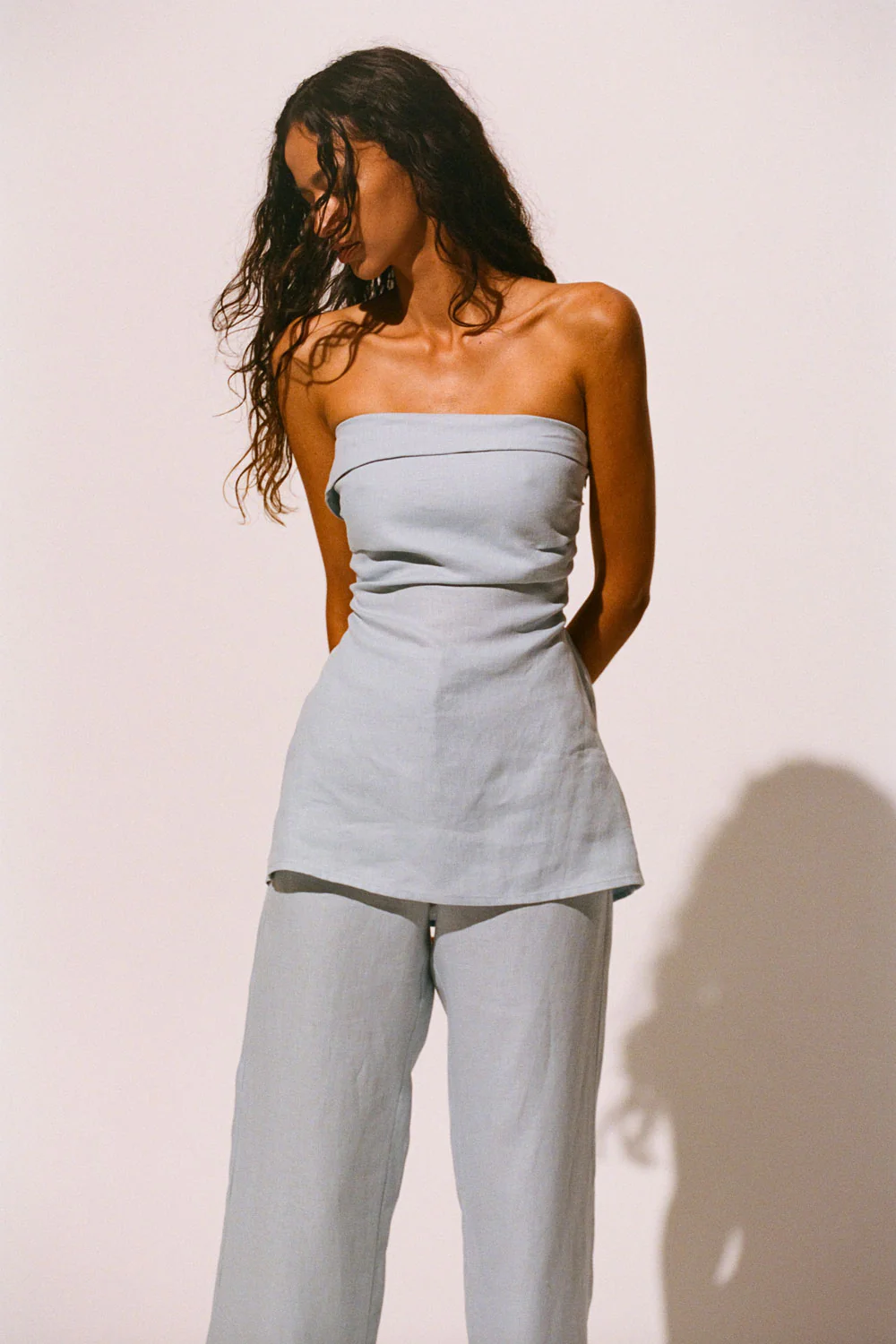 Boe Tunic Top Sky Blue