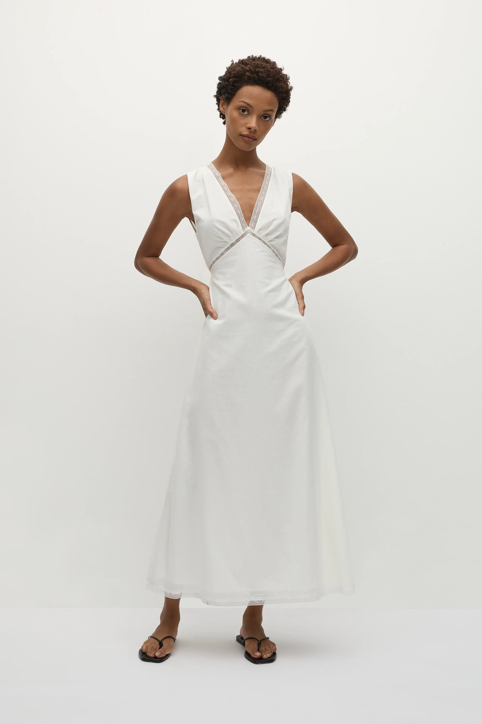 Denise Maxi Dress White