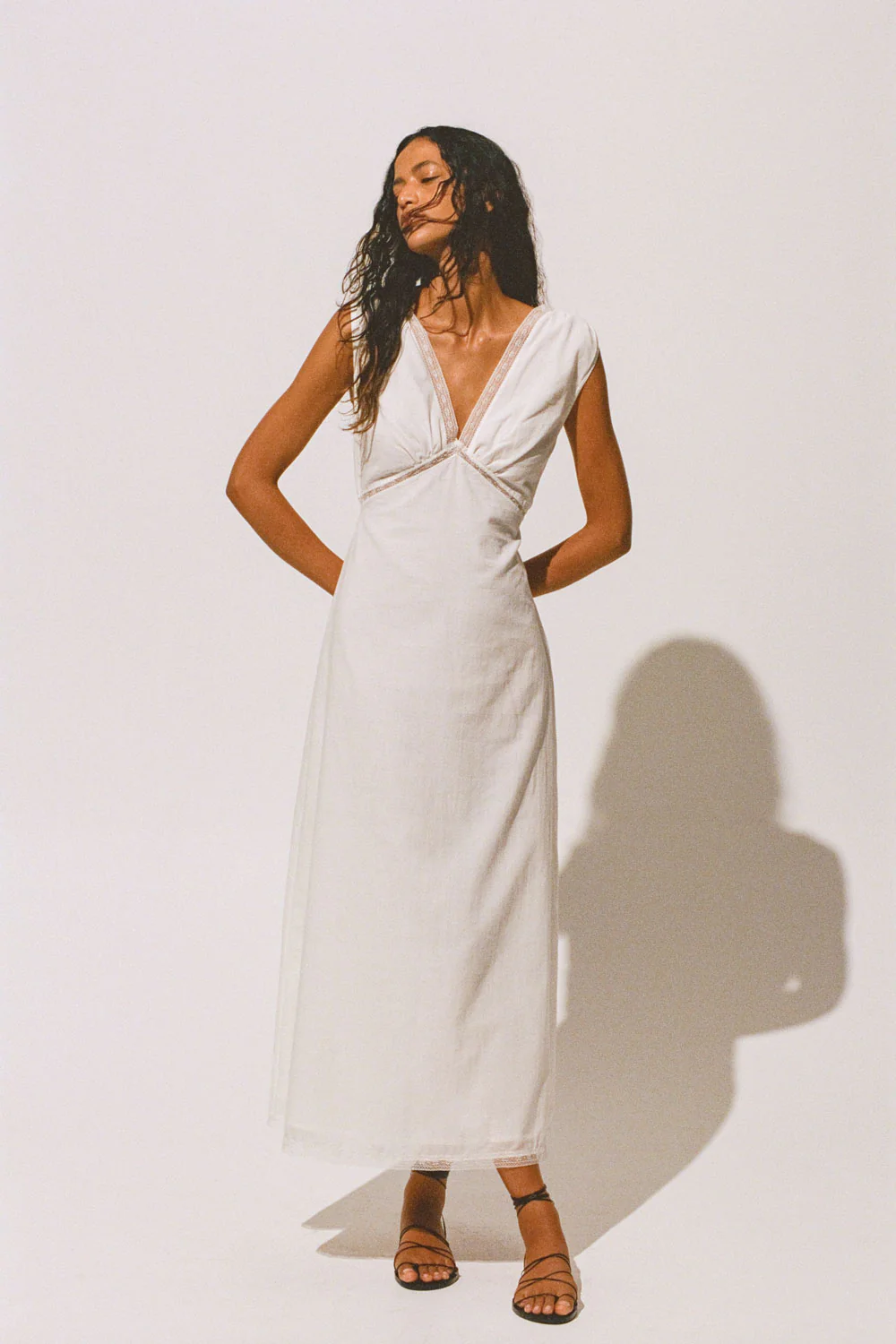 Denise Maxi Dress White