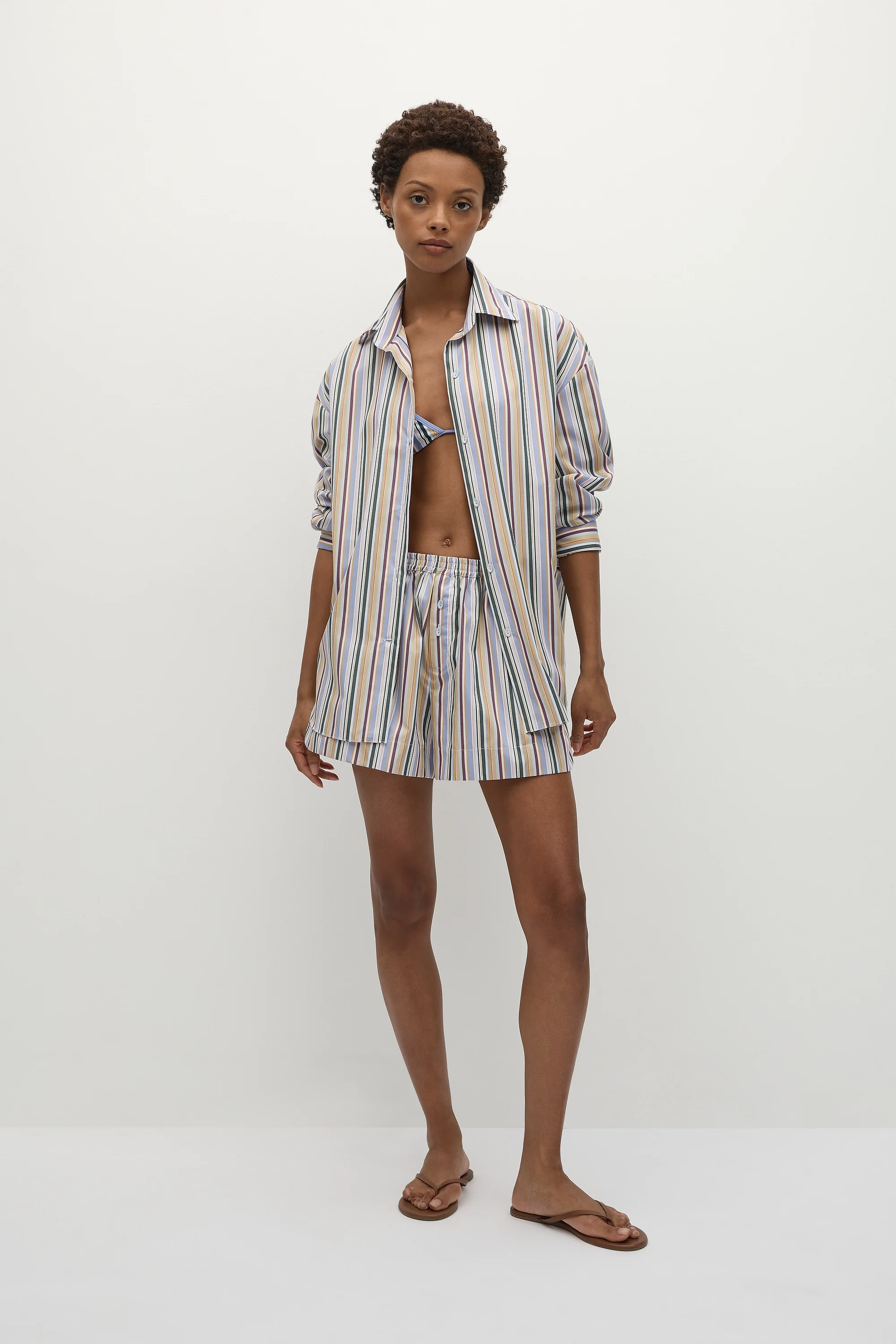 En Vau Oversized Shirt Sifnos Stripe