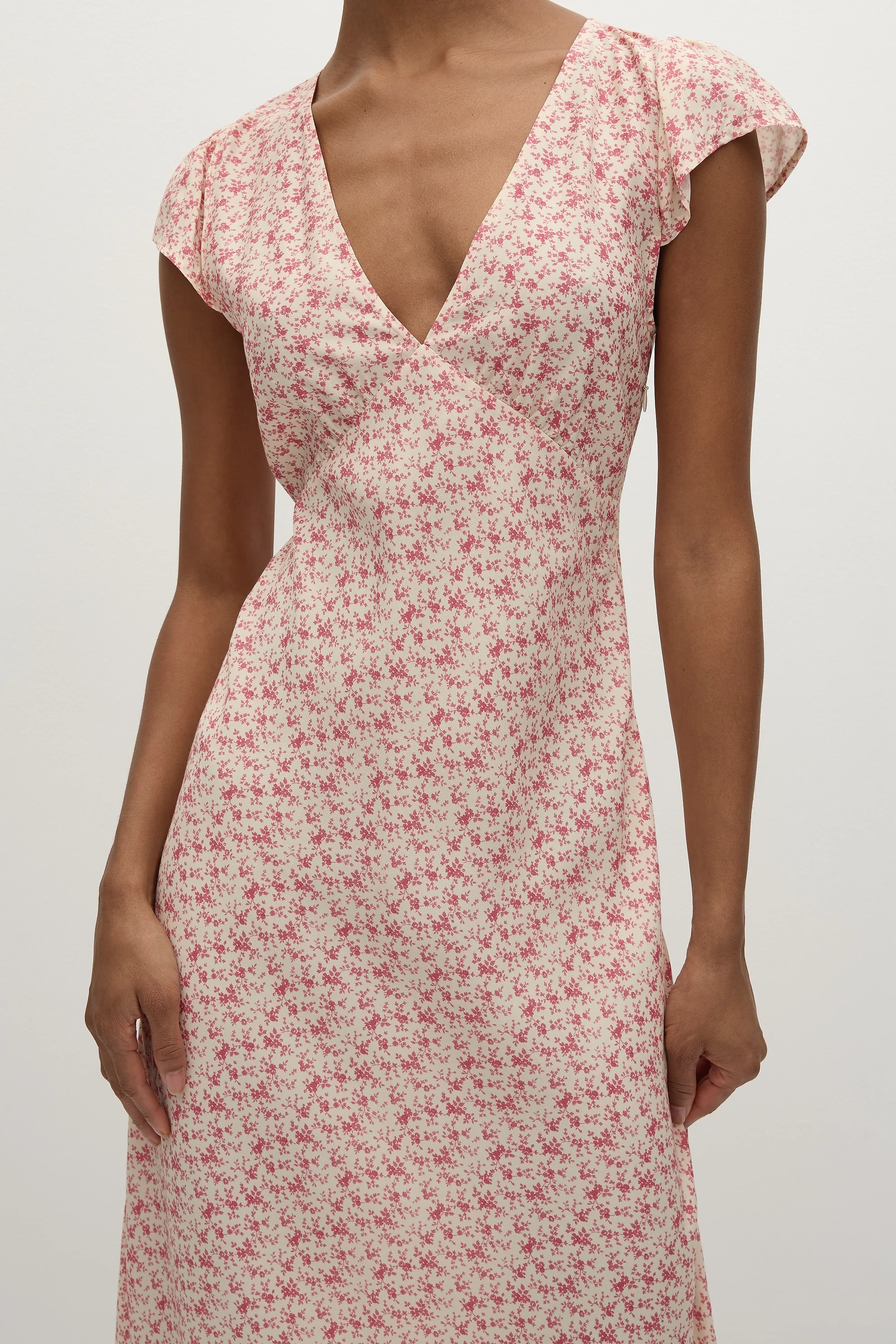 Esson Midi Dress Sakura Floral