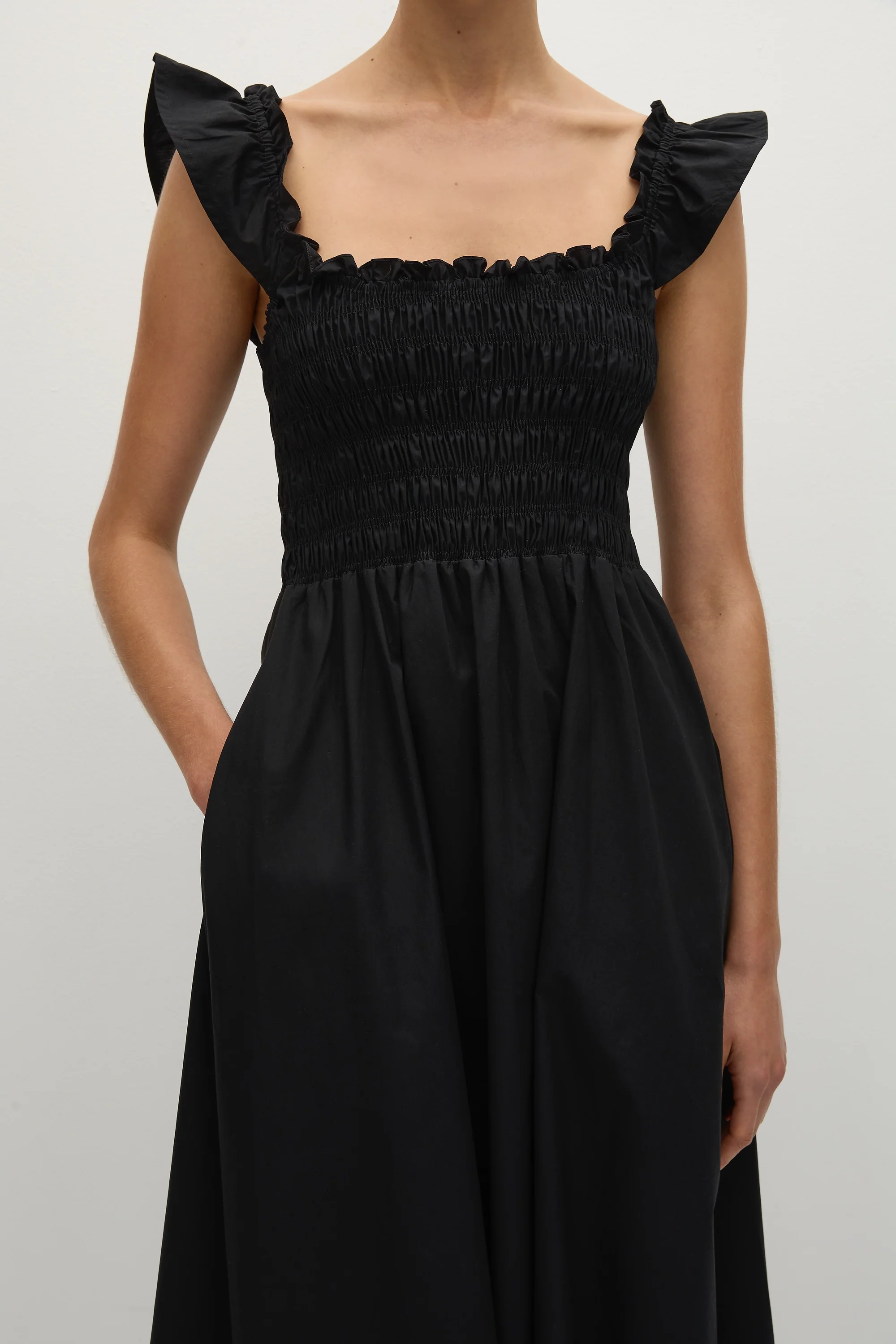 Eudora Midi Dress Black