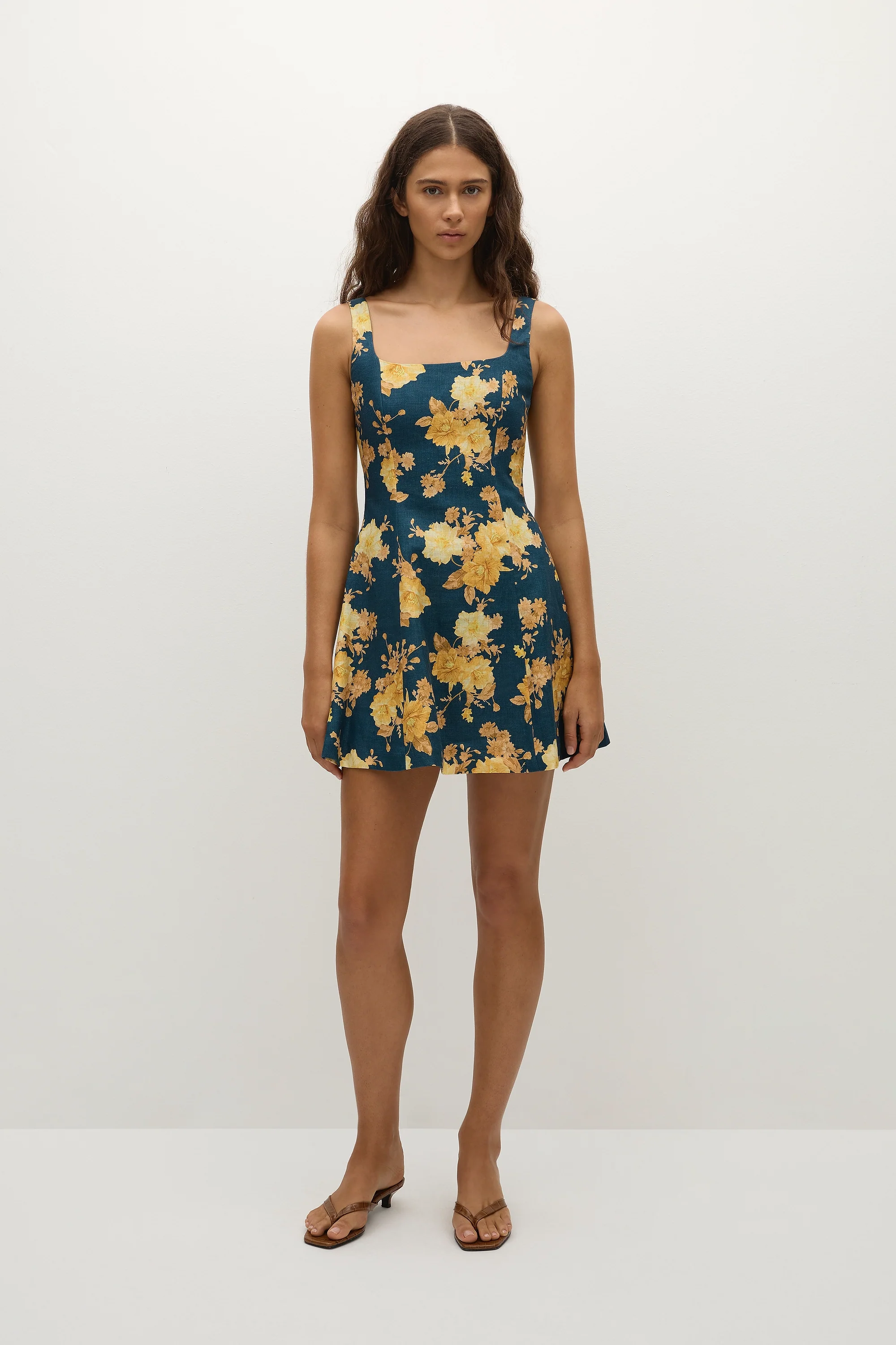 Felice Mini Dress Nora Floral Navy