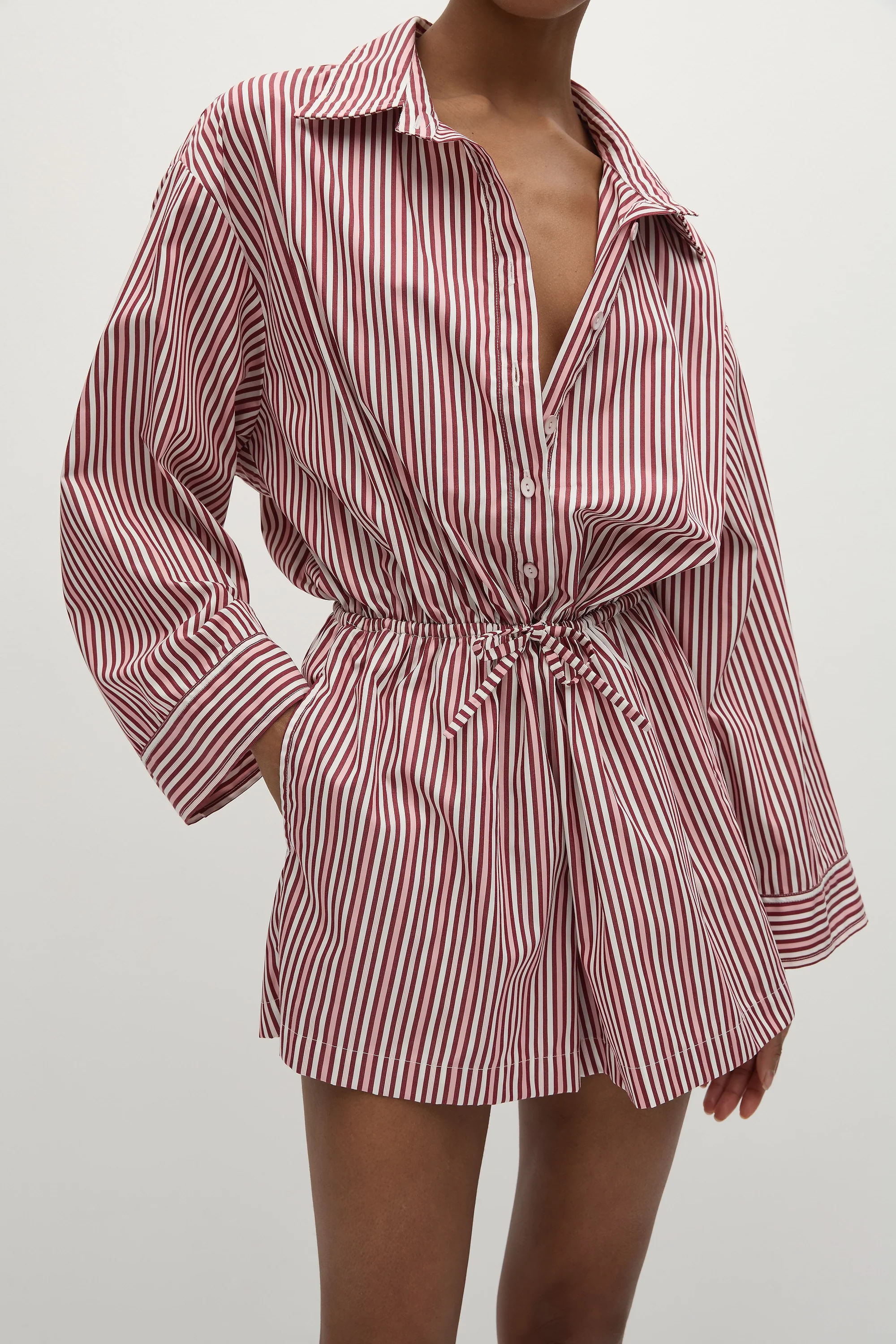 Freja Playsuit Clare Stripe