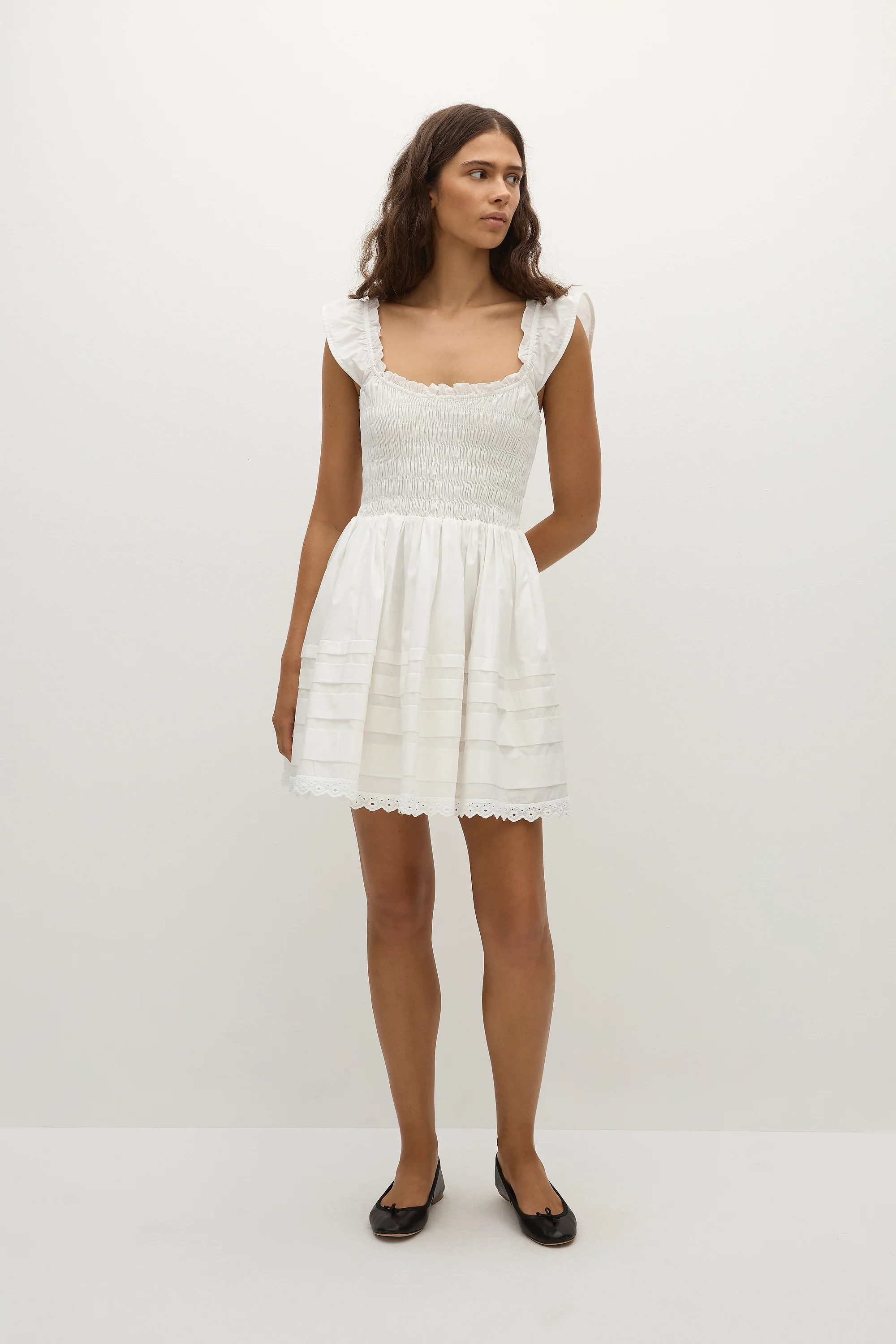 Maja Mini Dress White