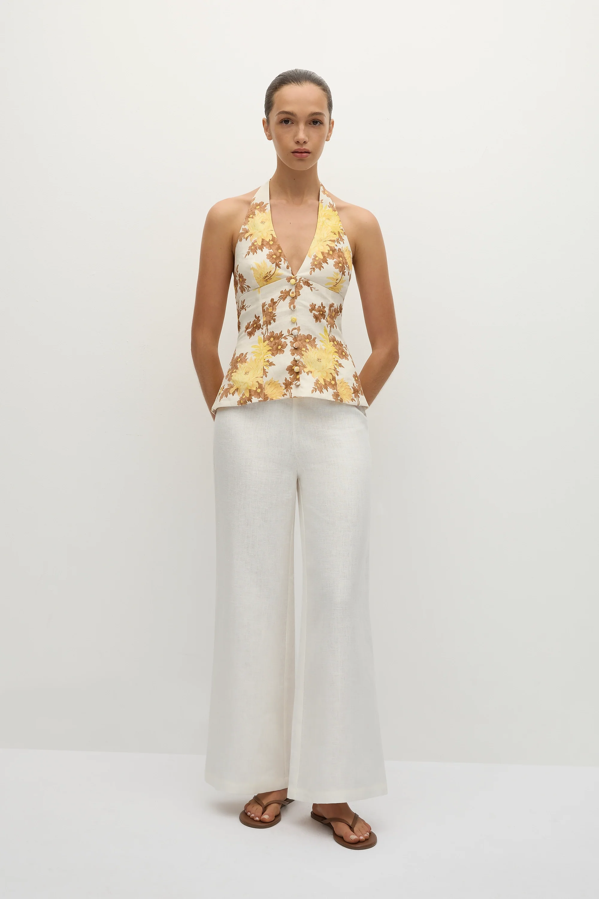 Marie Top Midsummer Floral
