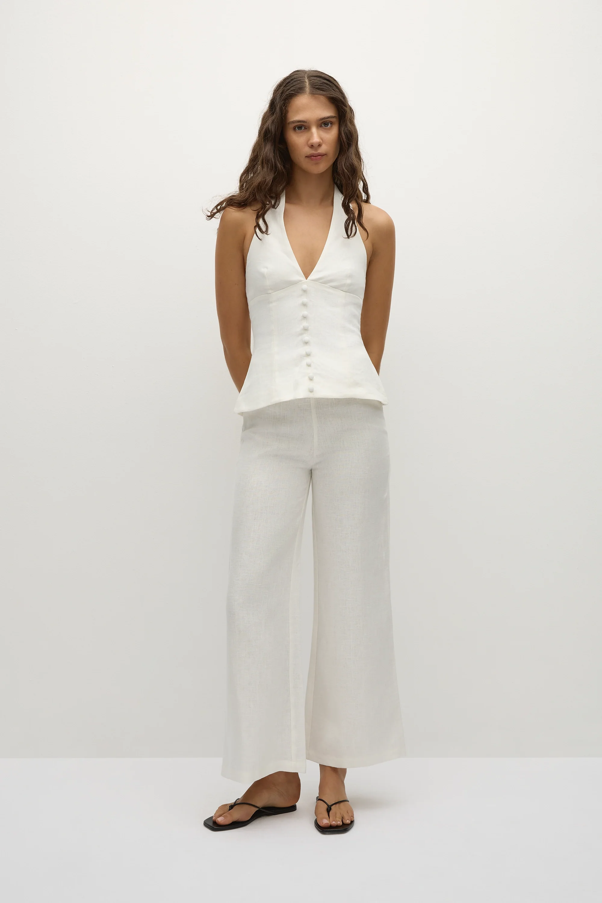 Marie Top White