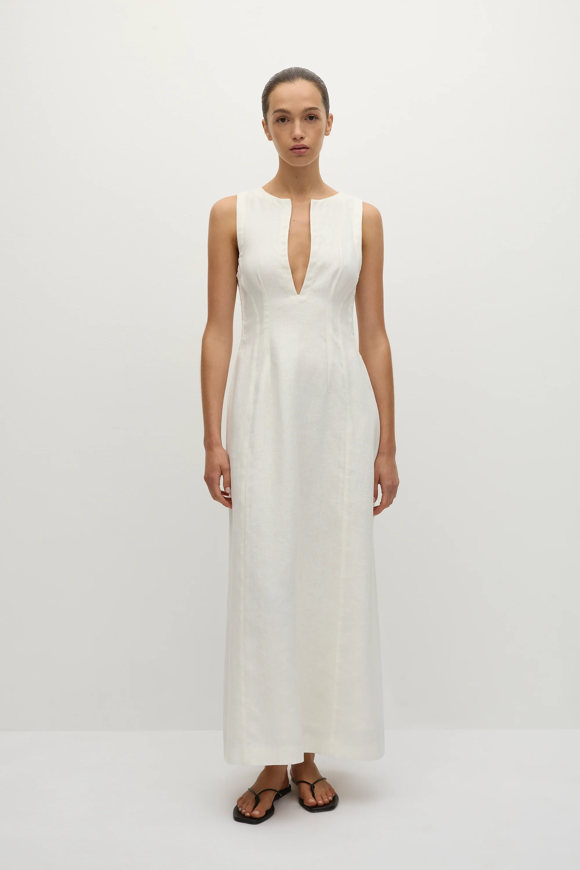 Melia Maxi Dress White