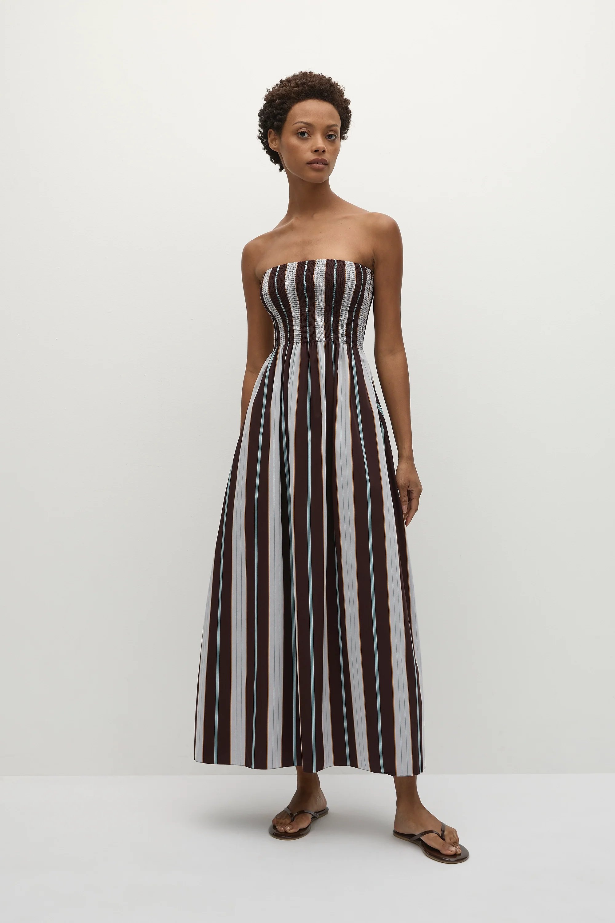 Sanya Maxi Dress Athens Stripe