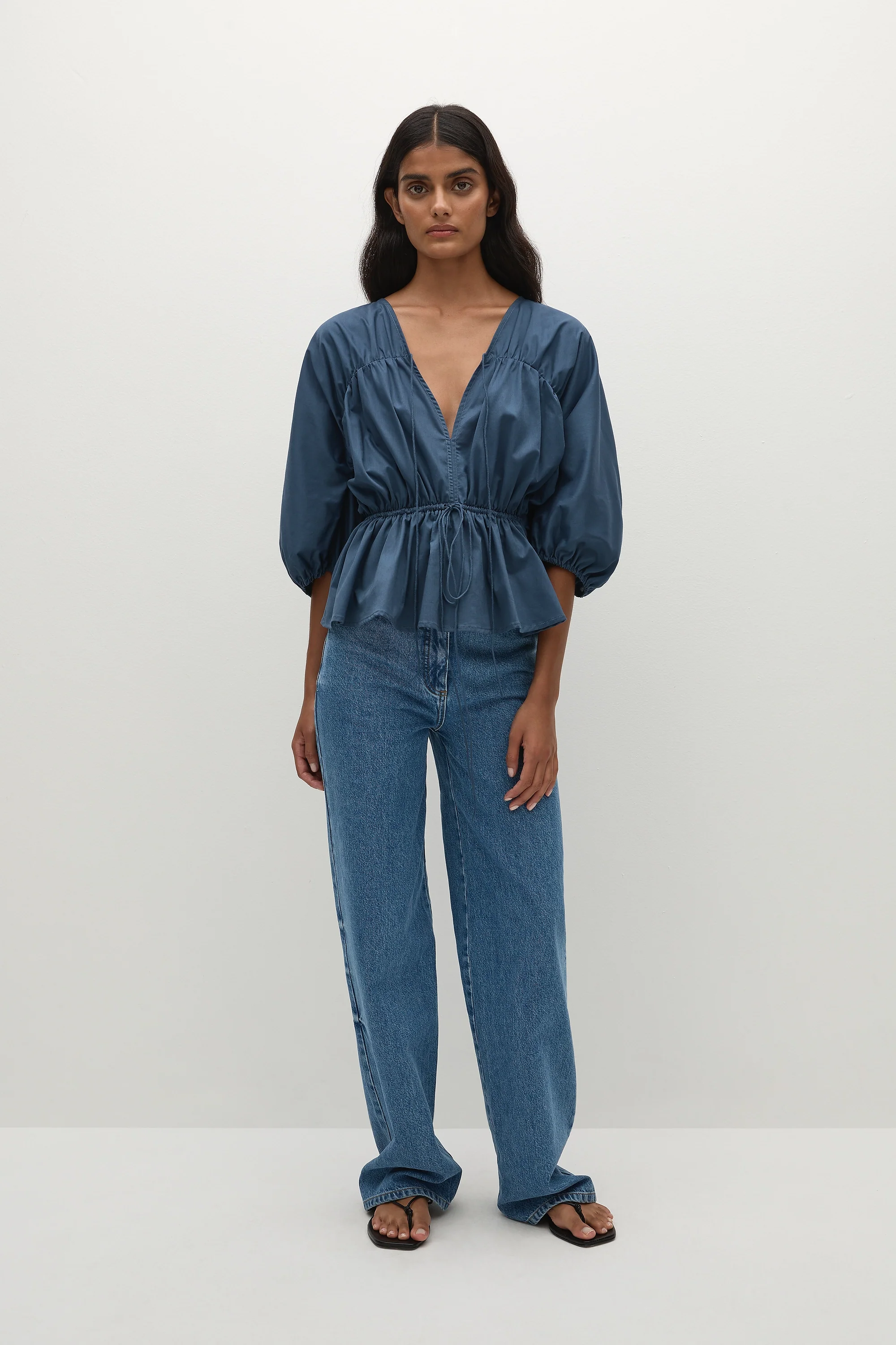 Sigrid Top Vintage Navy